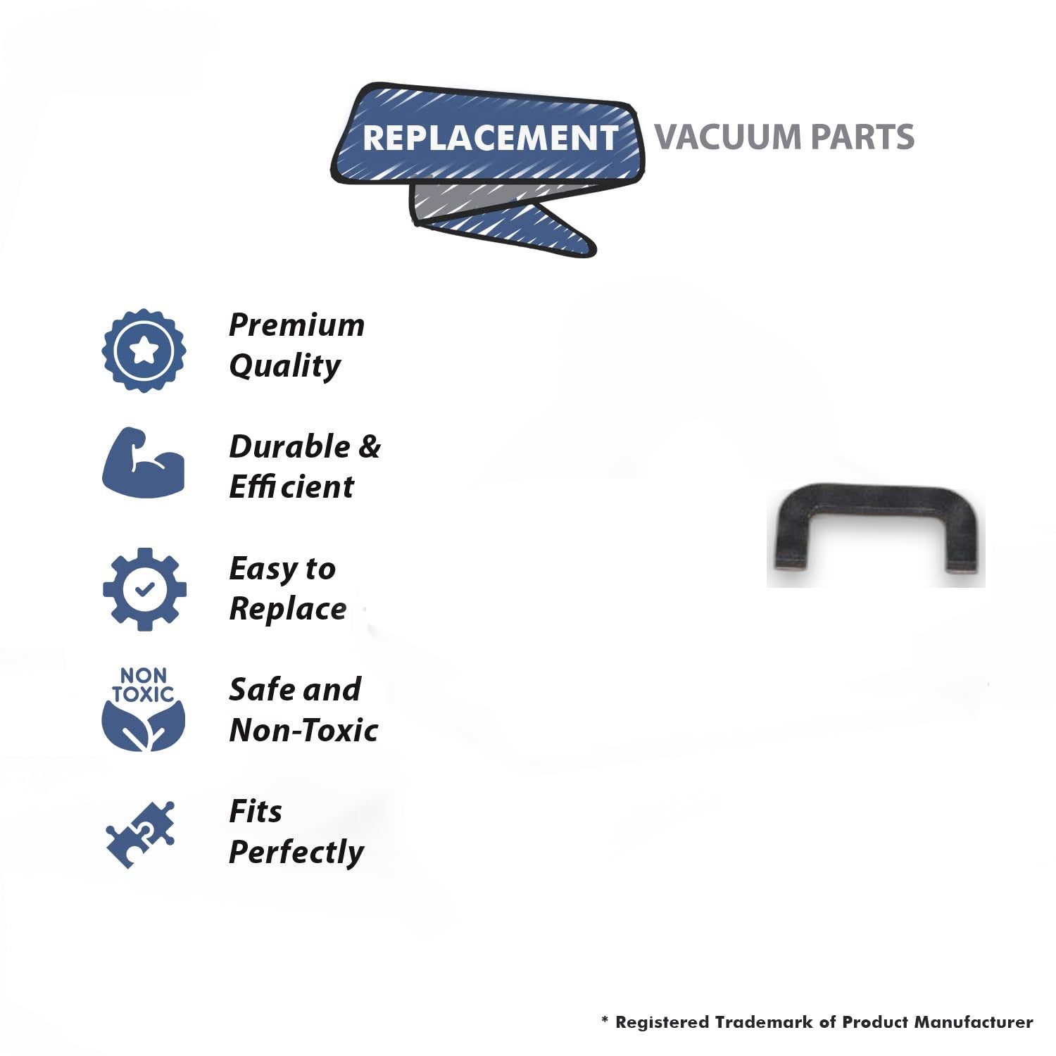 Topvacuumparts Replacement Part For Hoover C1119 Conquest Upright Vacuum Cleaner Air Duct Gasket # compare to part 34253013