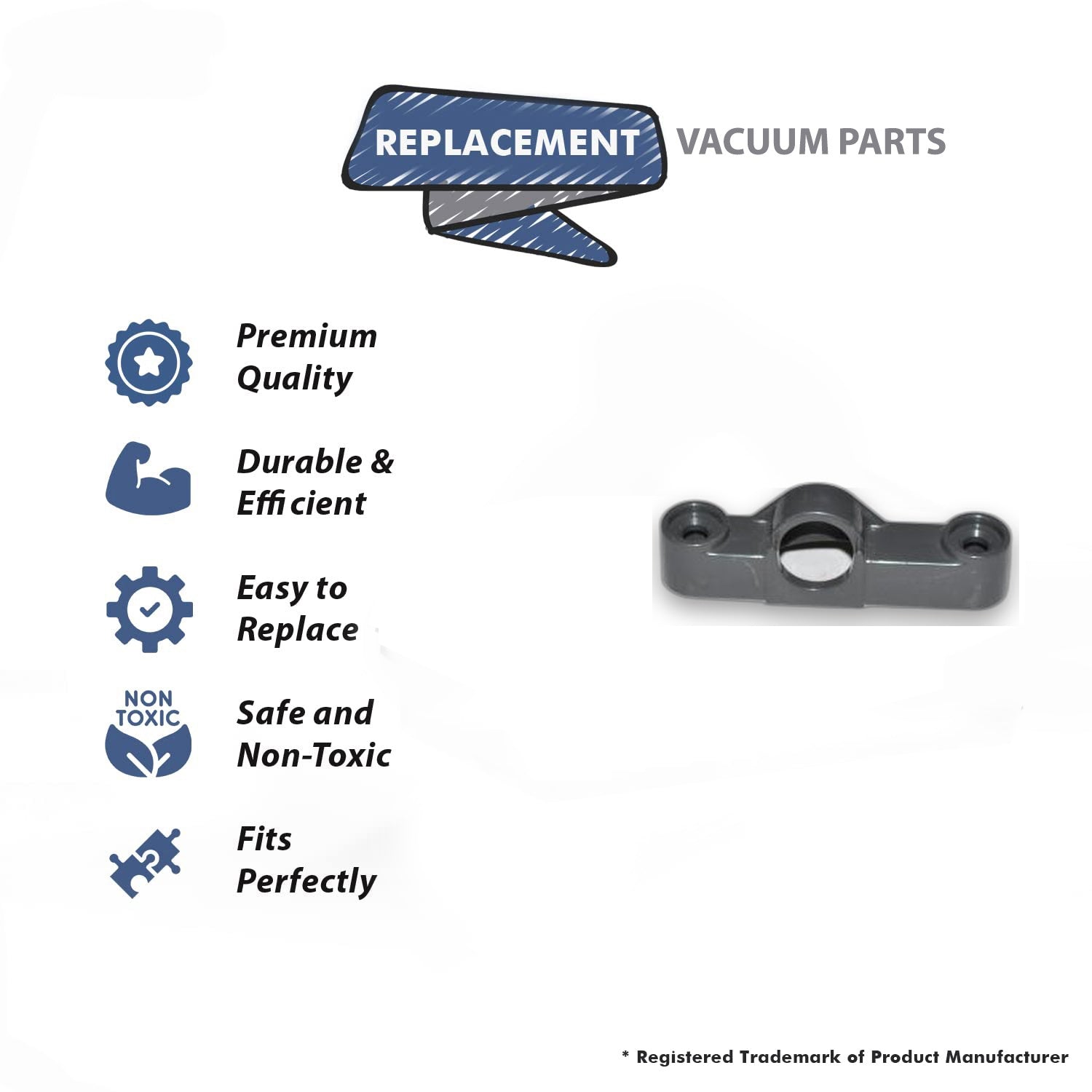 Topvacuumparts Replacement Part For Hoover Vacuum Cleaner Idler Arm Clamp # compare to part 36172061