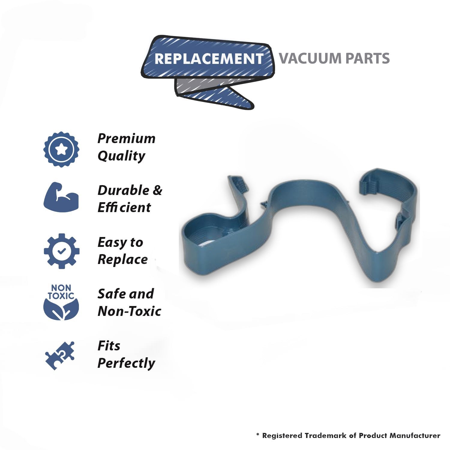 Topvacuumparts Replacement Part For Hoover Spirit Power Nozzle Vacuum Cleaner Blue Bumper # compare to part 36231095