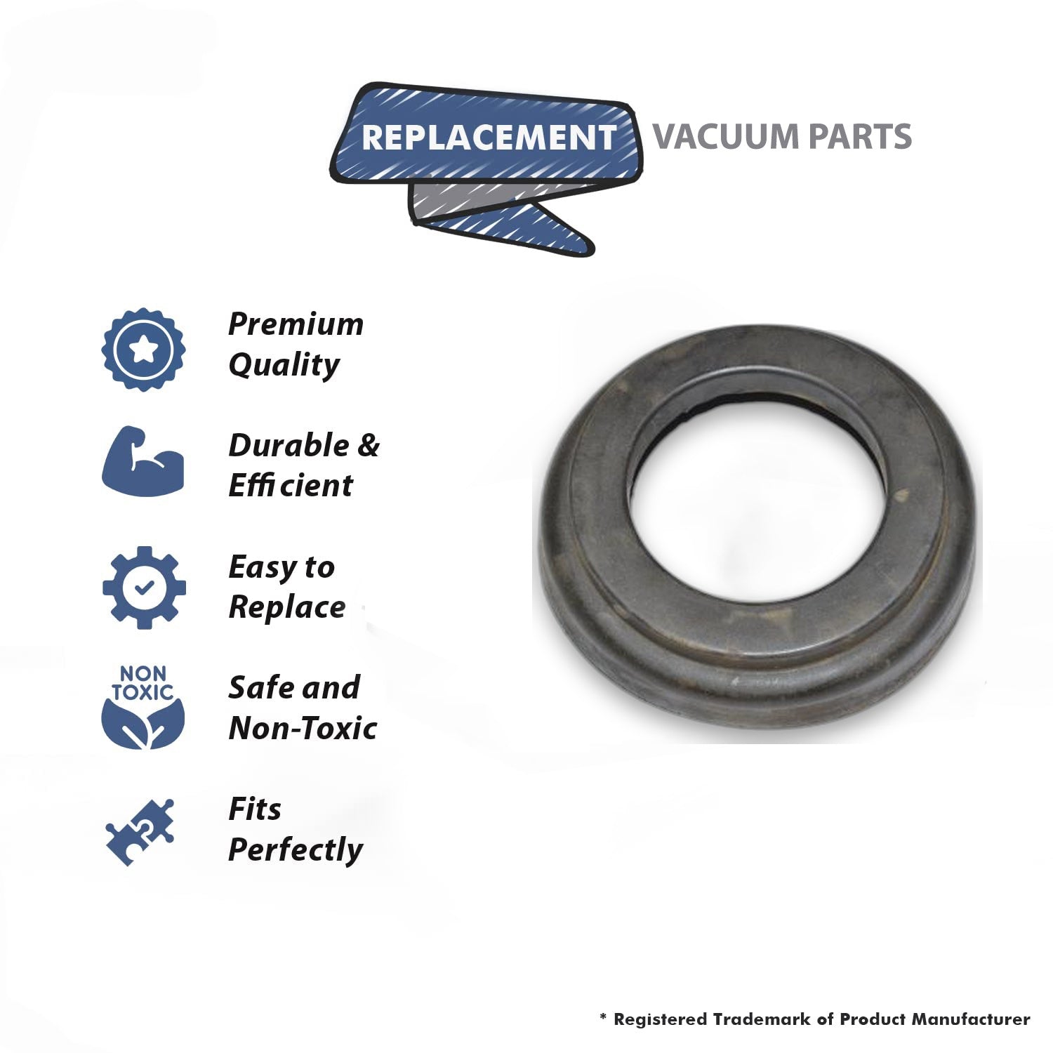 Topvacuumparts Replacement Part For Royal 7200 Commercial Vacuum Cleaner Motor Grommet # compare to part 3624009400