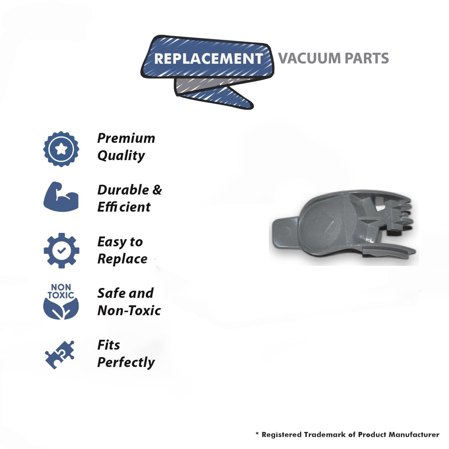 Topvacuumparts Replacement Part For Hoover U5260900 Vacuum Cleaner Graphite Gray Debris Door # compare to part 37257312