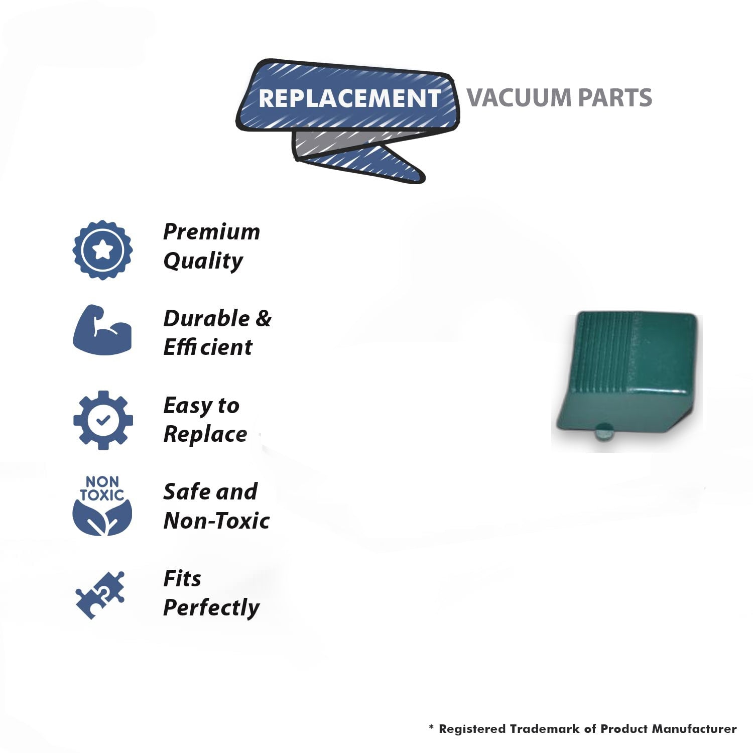 Topvacuumparts Replacement Part For Hoover Cele and Dimension Vacuum Cleaner Green Switch Pedal # compare to part 38433015
