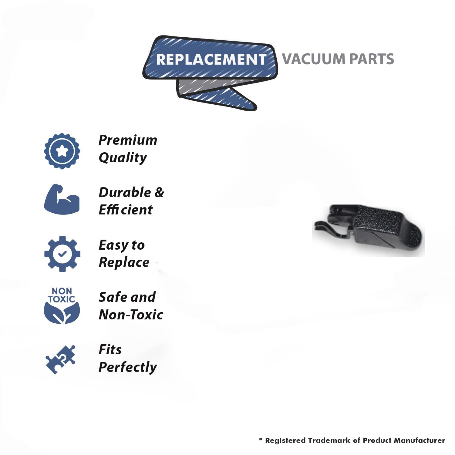Topvacuumparts Replacement Part For Hoover F5914 Steam Vacuum Cleaner Solution Button # compare to part 38433079
