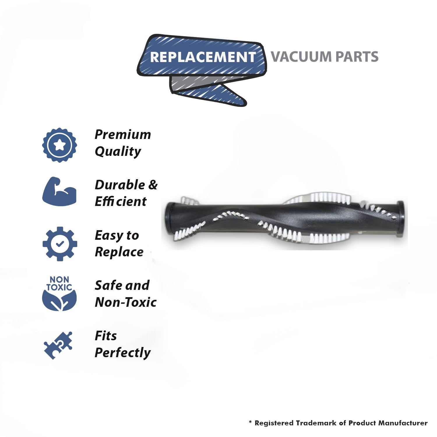 Topvacuumparts Replacement Part For Hoover Brush ROLL for CH50100 Insight Commercial Vacuums # compare to part 440001916