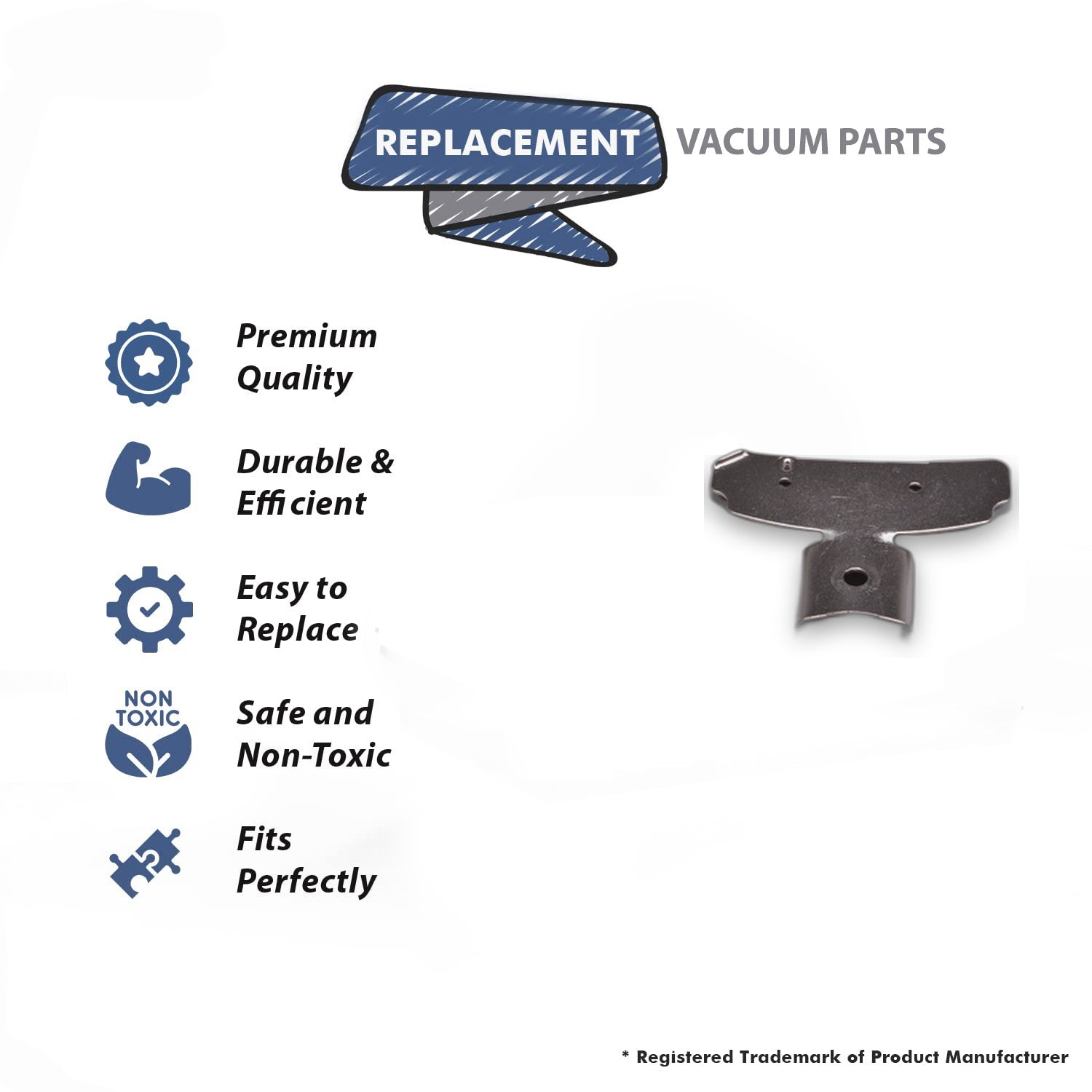 Topvacuumparts Replacement Part For Hoover 4100 Series Vacuum Cleaner Handle Bail Cover Plate # compare to part 34777012