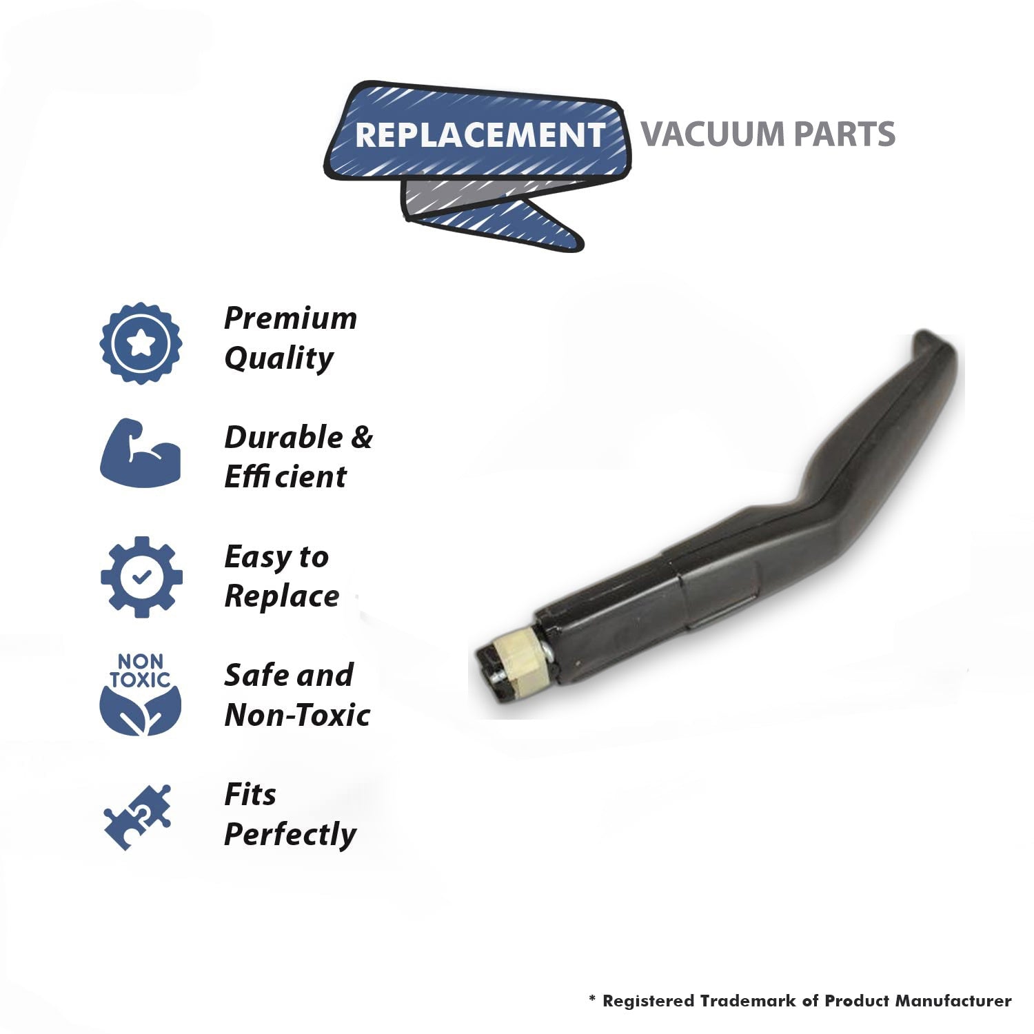 Topvacuumparts Replacement Part For Hoover Vacuum Cleaner Conquest Black Handle Grip # compare to part 440011993