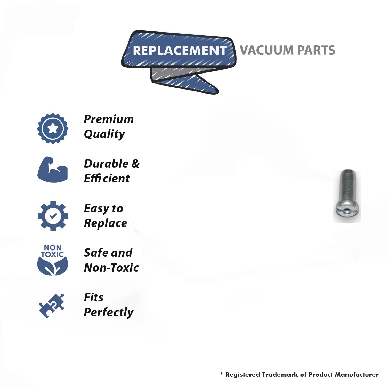 Topvacuumparts Replacement Part for Hoover Commercial Upright Vacuum Cleaner Handle Nut # Compare to Part 32277021