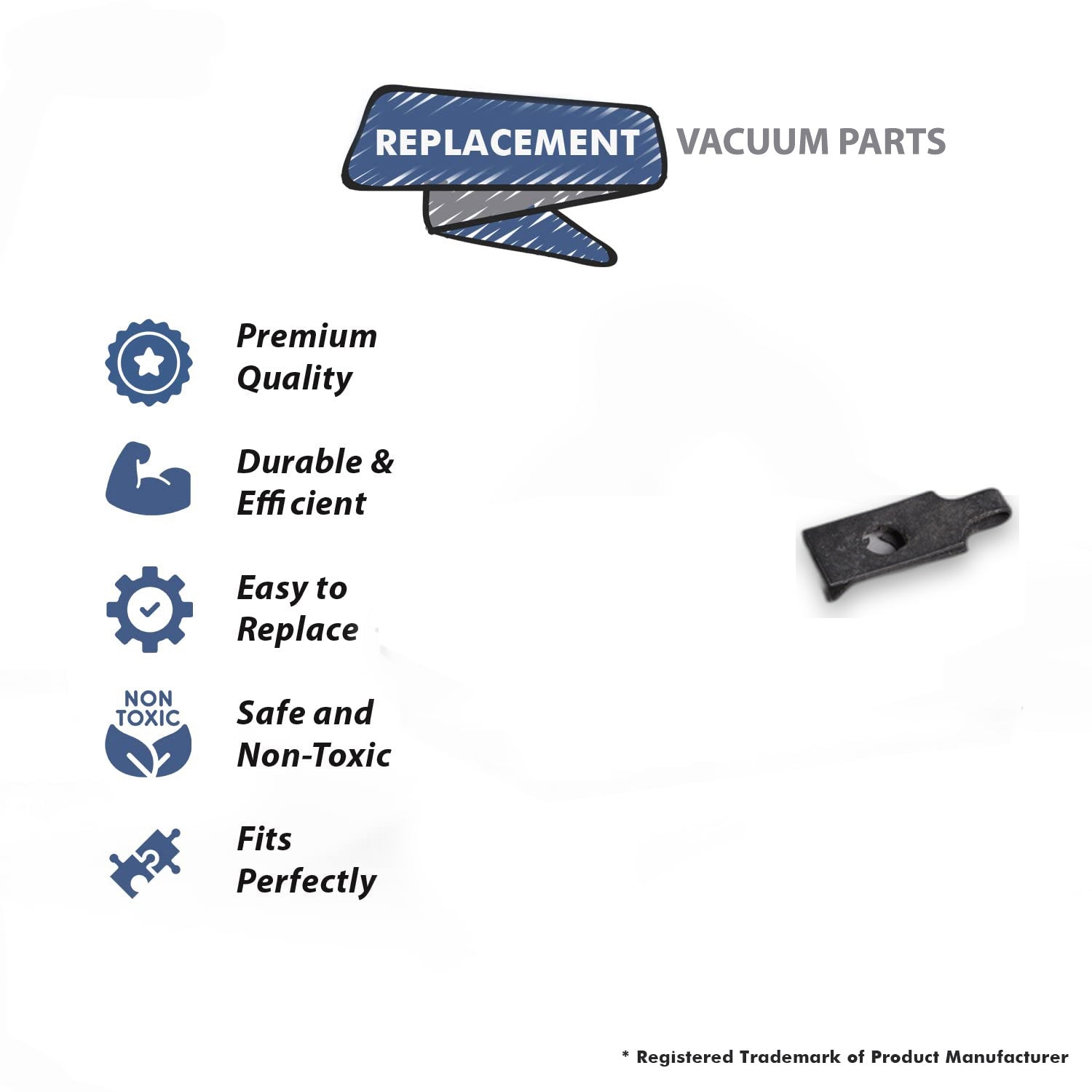 Topvacuumparts Replacement Part For Hoover 1100 Dial A Matic Upright Vacuum Cleaner Nut # compare to part 12079