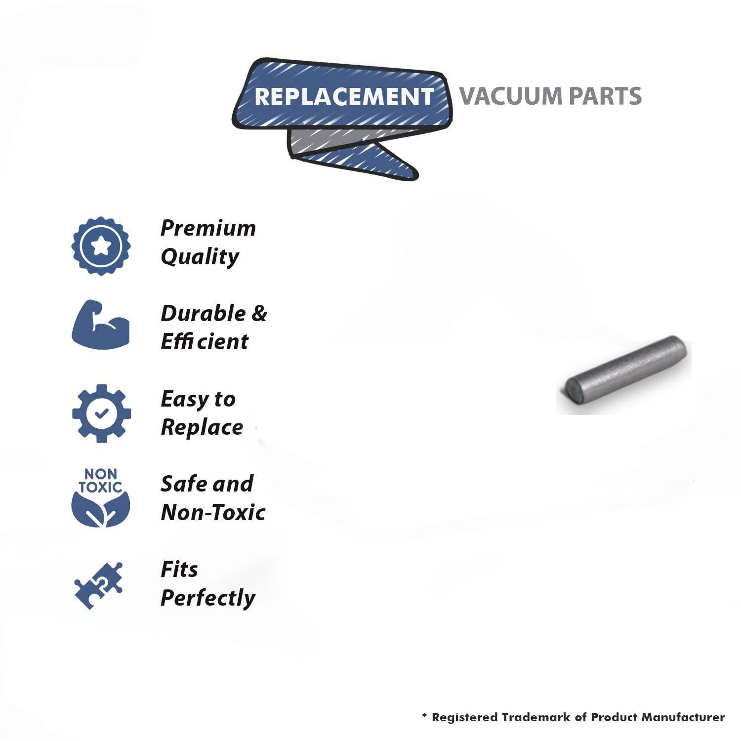 Topvacuumparts Replacement Part For Hoover Upright Vacuum Cleaner Trip Lever Pivot Pin 2Pk # compare to part 047450AY