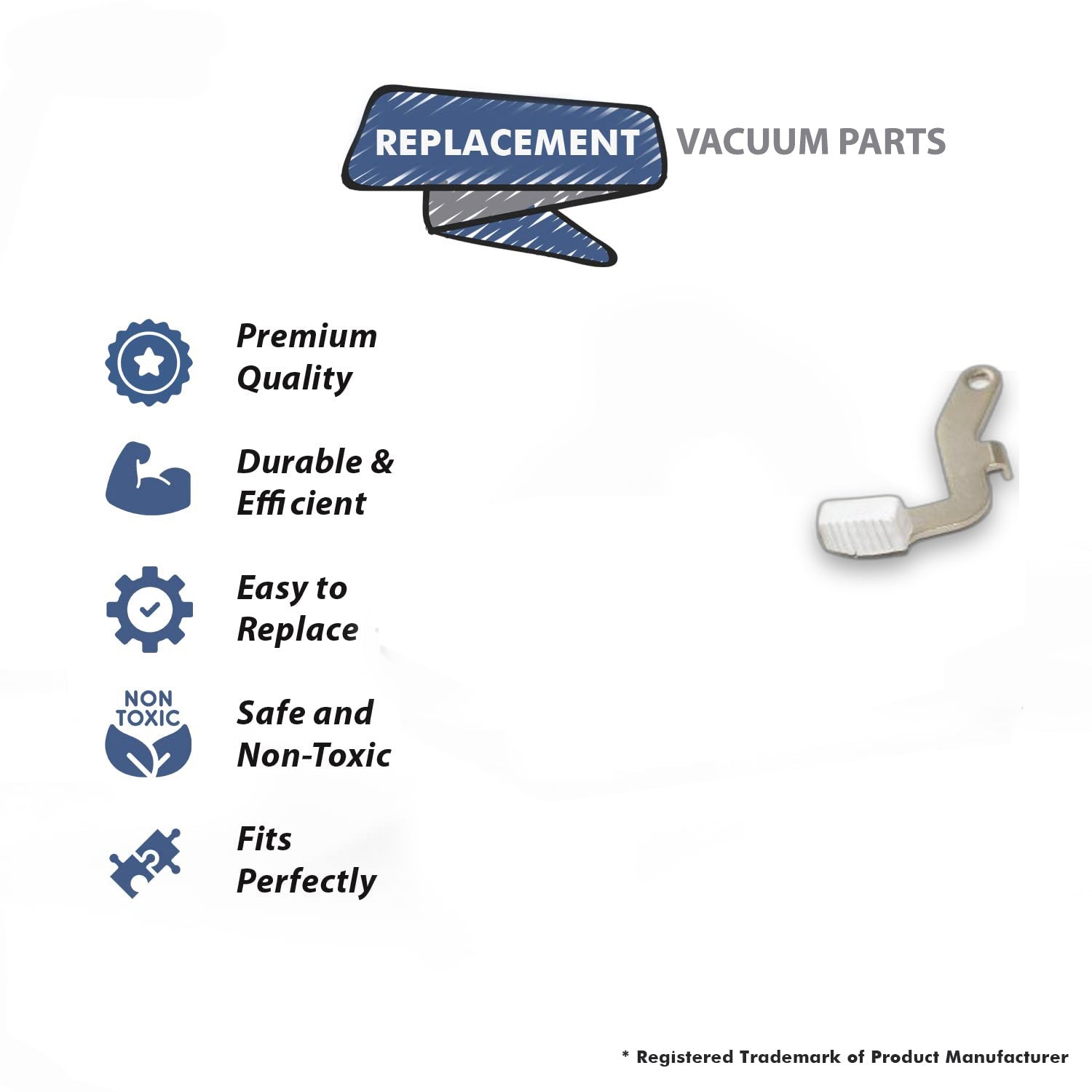 Topvacuumparts Replacement Part For Hoover U6007 Vacuum Cleaner Handle Control Lever # compare to part 163347JM