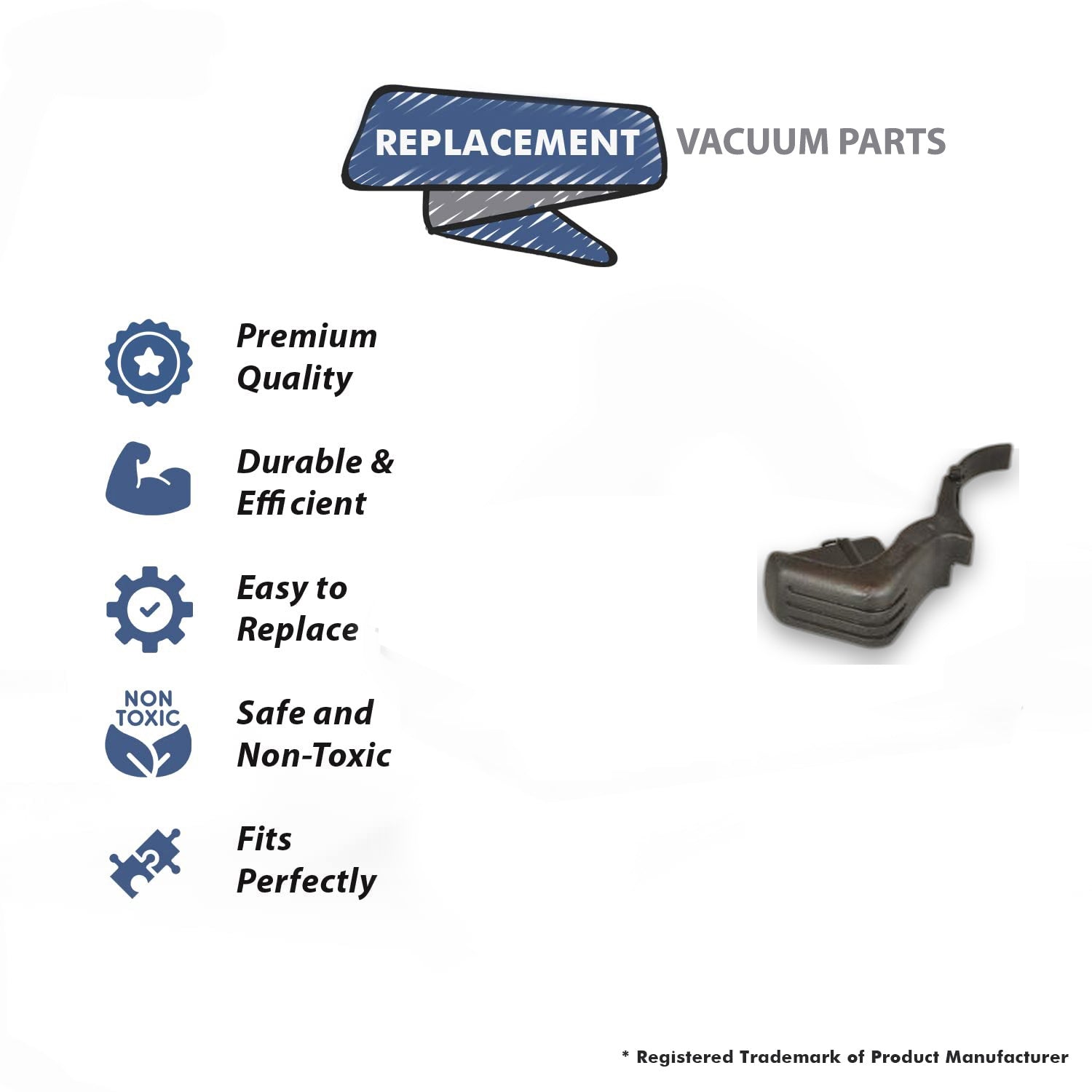 Topvacuumparts Replacement Part For Hoover U6430 Vacuum Handle Control Lever 2Pk # compare to part 440010718