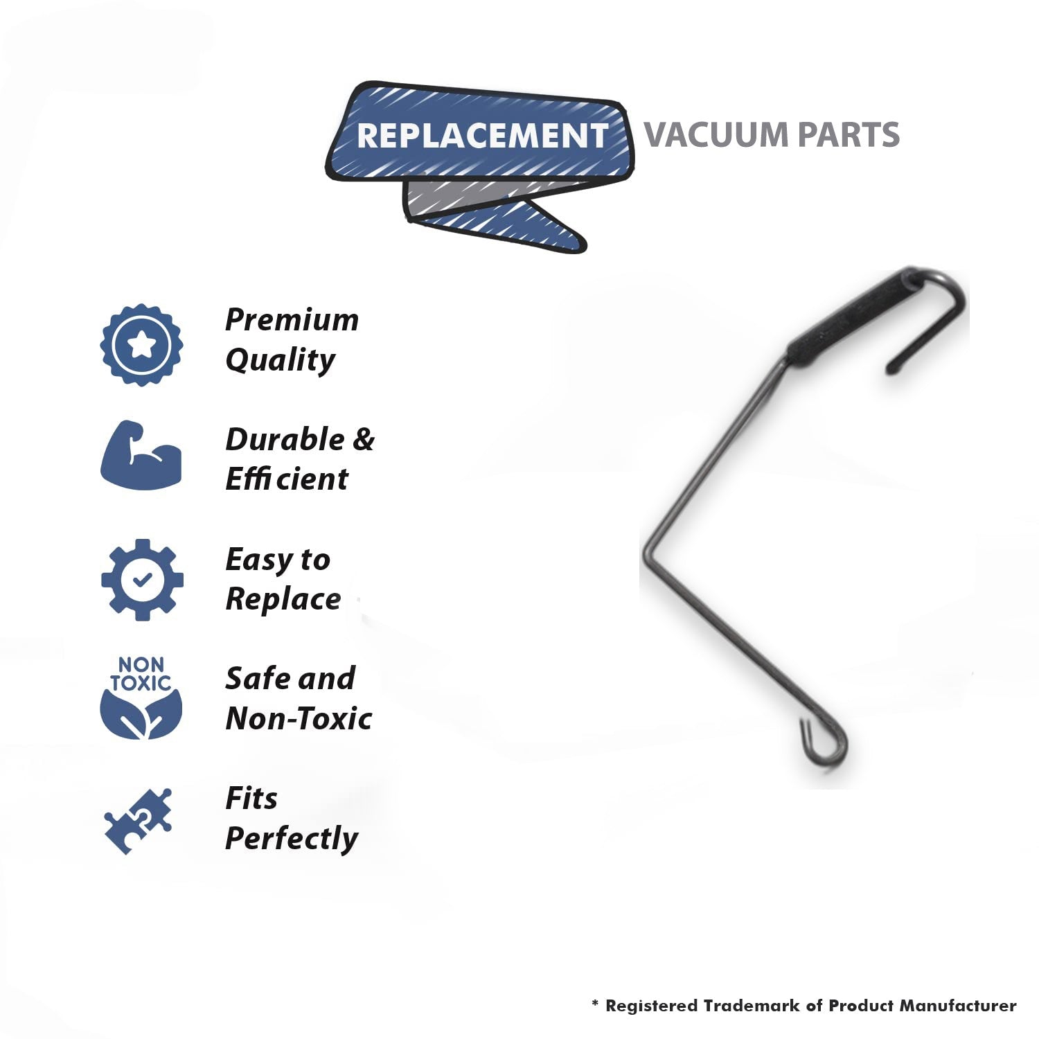 Topvacuumparts Replacement Part For Hoover Vacuum Cleaner Belt Retainer Wire Harness Dial Power Drive # compare to part 41941005