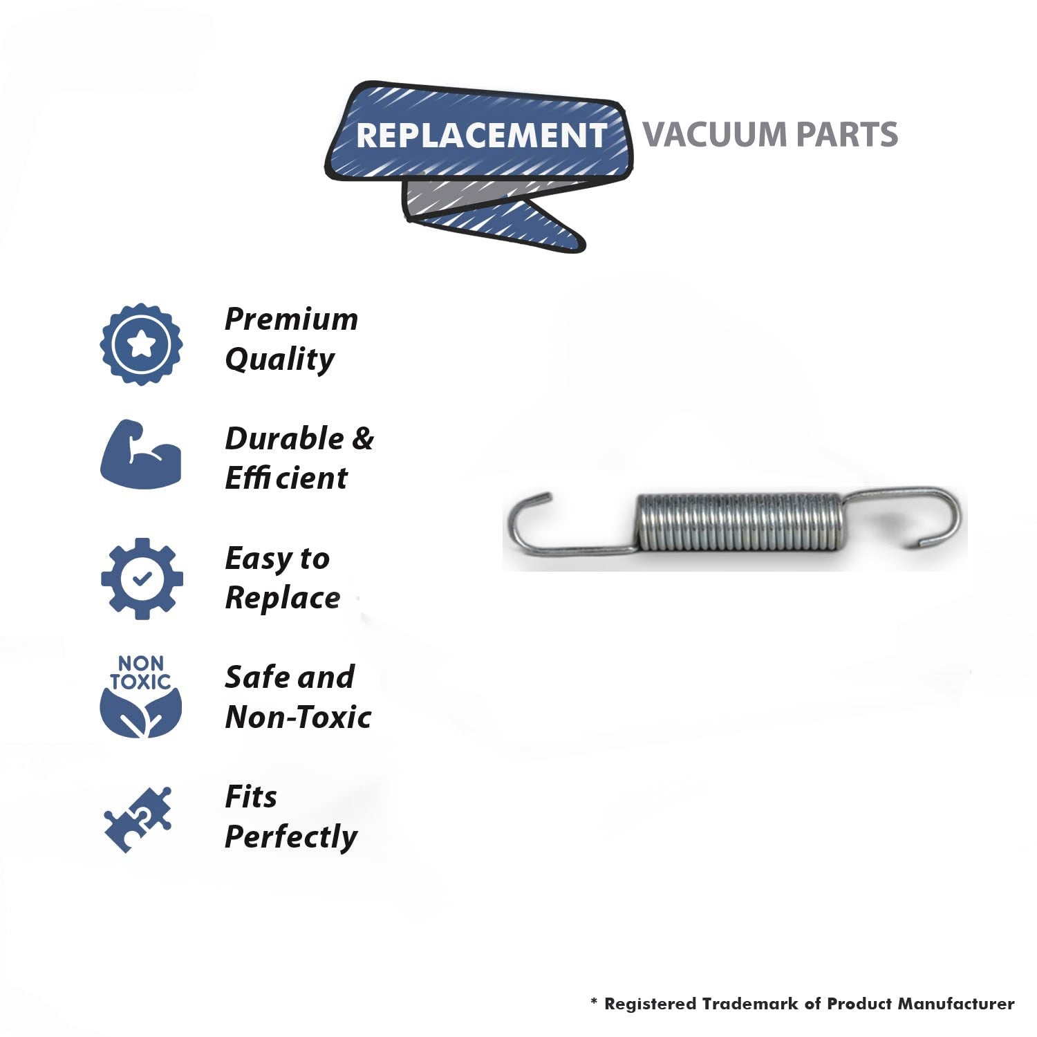 Topvacuumparts Replacement Part for Hoover 65 Upright Vacuum Cleaner Height Adjustment Lever Spring # Compare to Part 012984AY