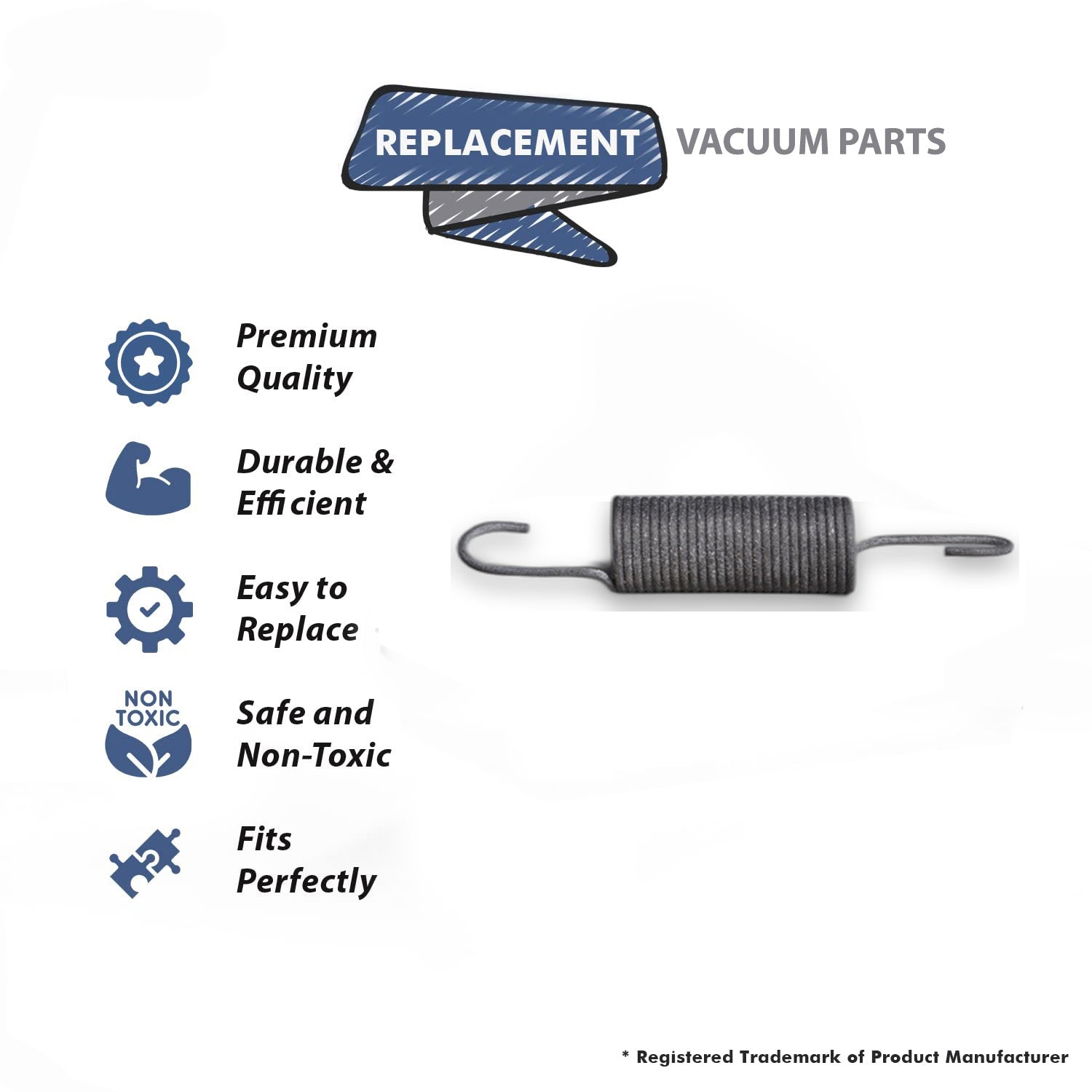 Topvacuumparts Replacement Part For Hoover 1070 Vacuum Cleaner Height Adjustment Lever Spring # compare to part 161513
