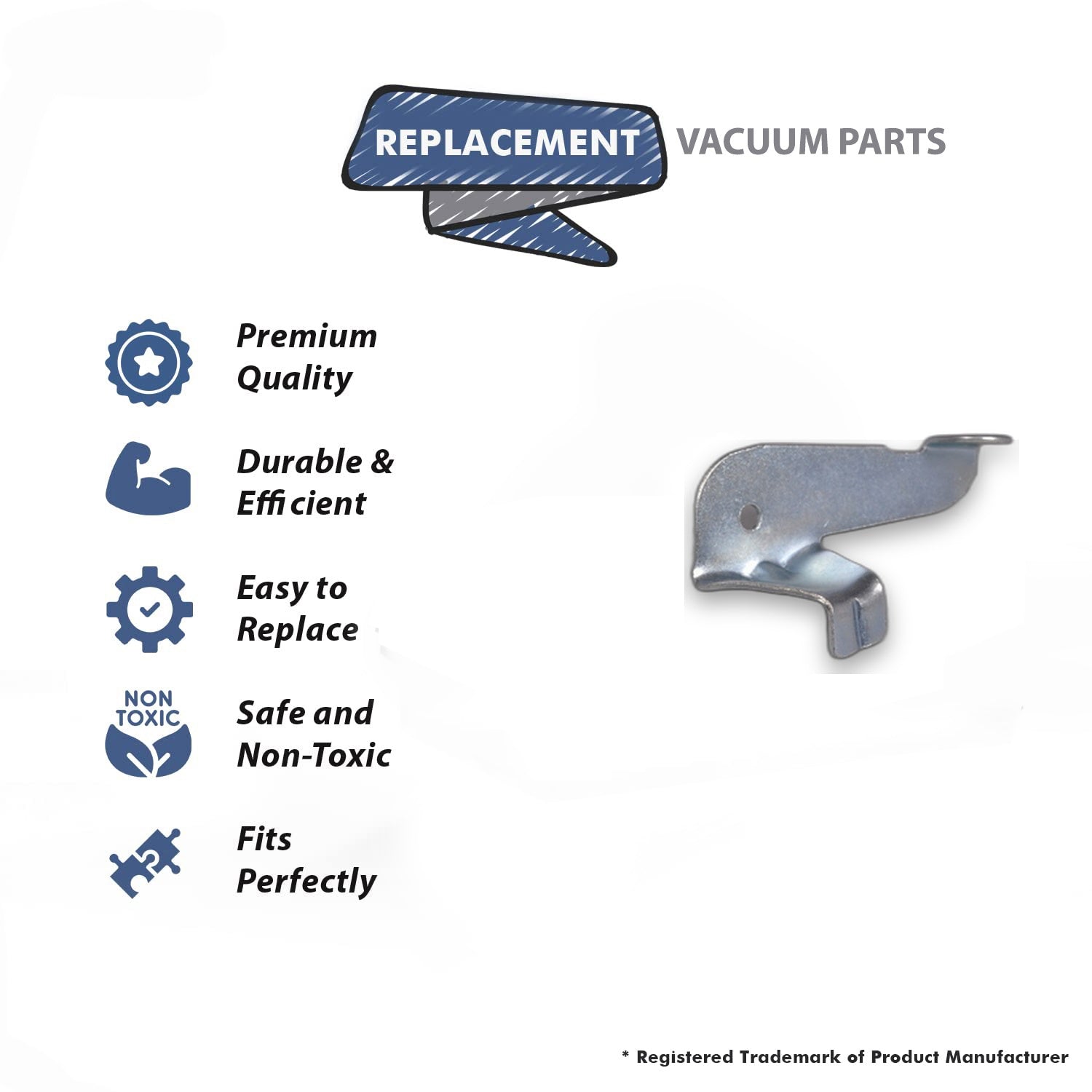 Topvacuumparts Replacement Part For Hoover 1030 All Convertible Upright Vacuum Cleaner Left Bottom Plate Latch # compare to part 35446005
