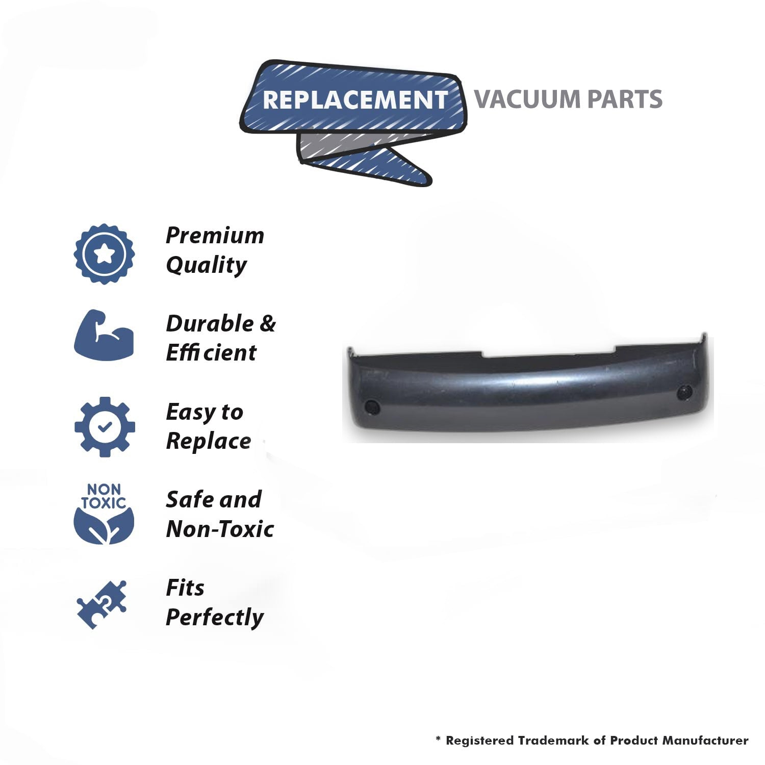 Topvacuumparts Replacement Part For Hoover UH30015 Vacuum Cleaner Panel Cover # compare to part 440012653
