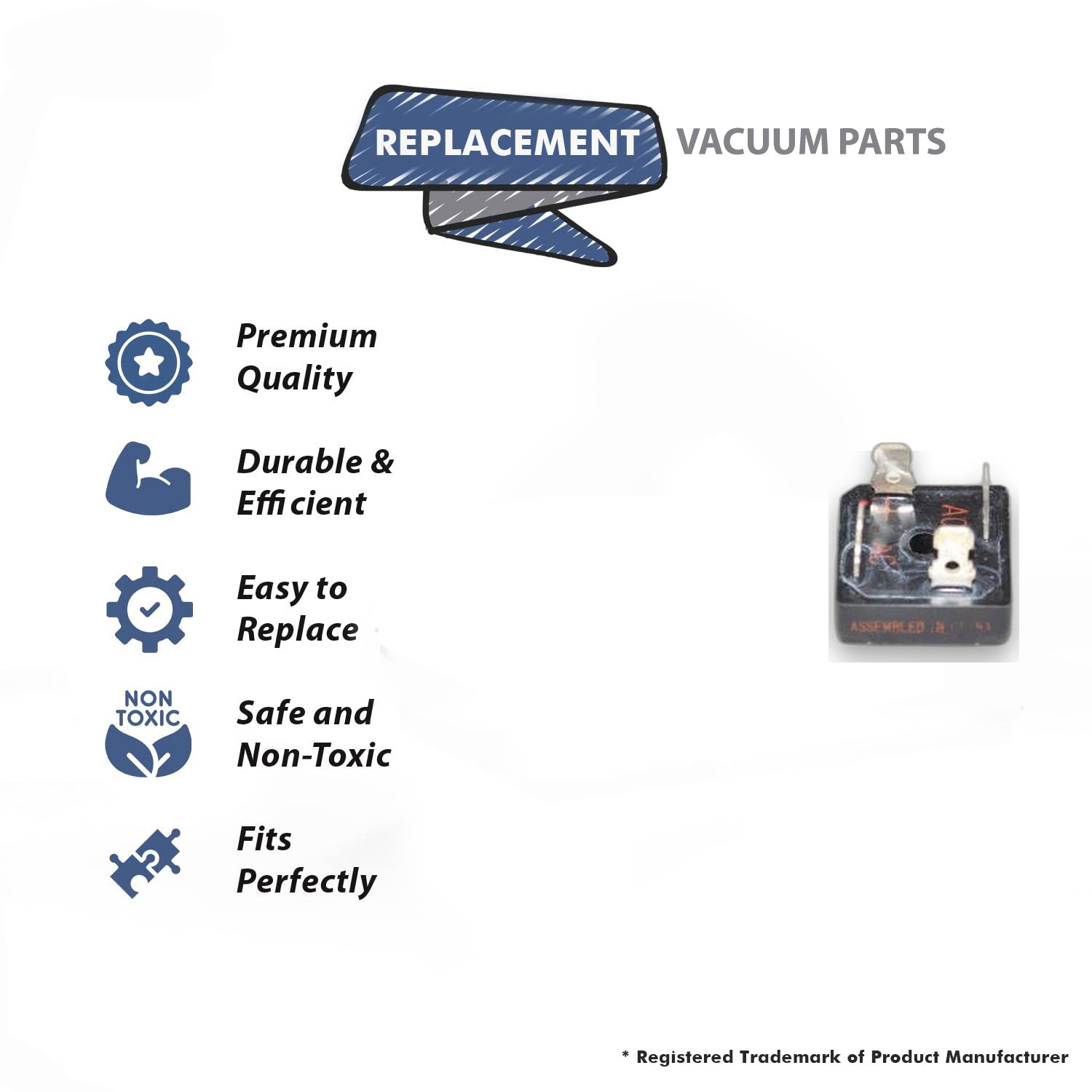 Topvacuumparts Replacement Part For Mastercraft Probe Backpack Vacuum Cleaner Rectifier Bridge # compare to part 423319