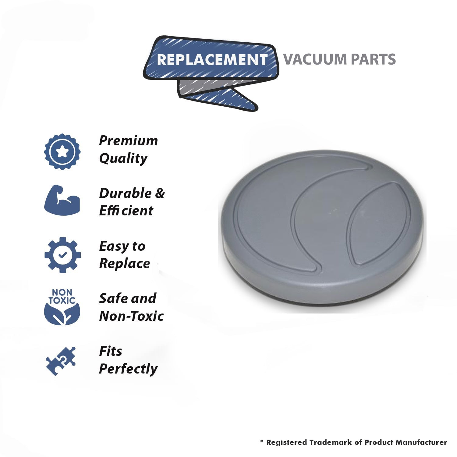 Topvacuumparts Replacement Part For Fits For kenmore 4370702, 116.22813204 Vacuum Rear Wheel