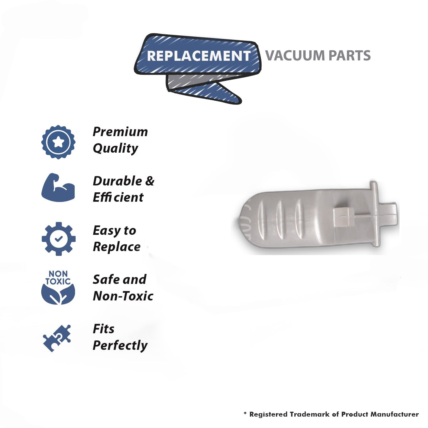 Topvacuumparts Replacement Part For Hoover Mag Gray Vacuum Cleaner Handle Release Pedal # compare to part 440001492