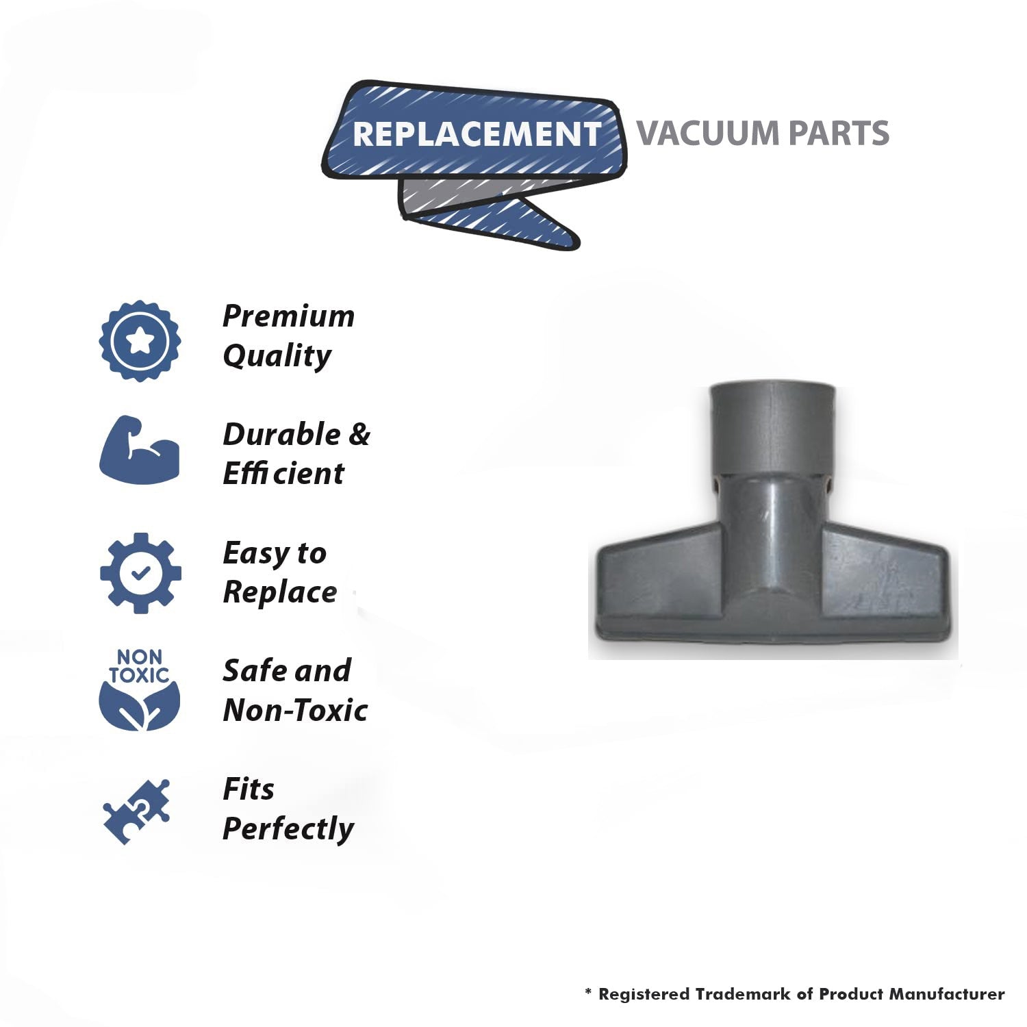 Topvacuumparts Replacement Part For Hoover Vacuum Cleaner Upholstery Tool Assembly # compare to part 440002399