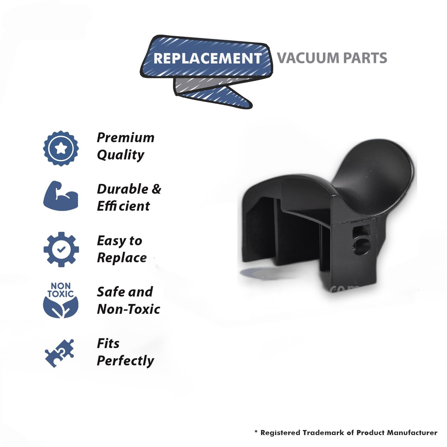 Topvacuumparts Replacement Part For Hoover Billowy Blue Vacuum Cleaner Upper Hose Holder # compare to part 440002783