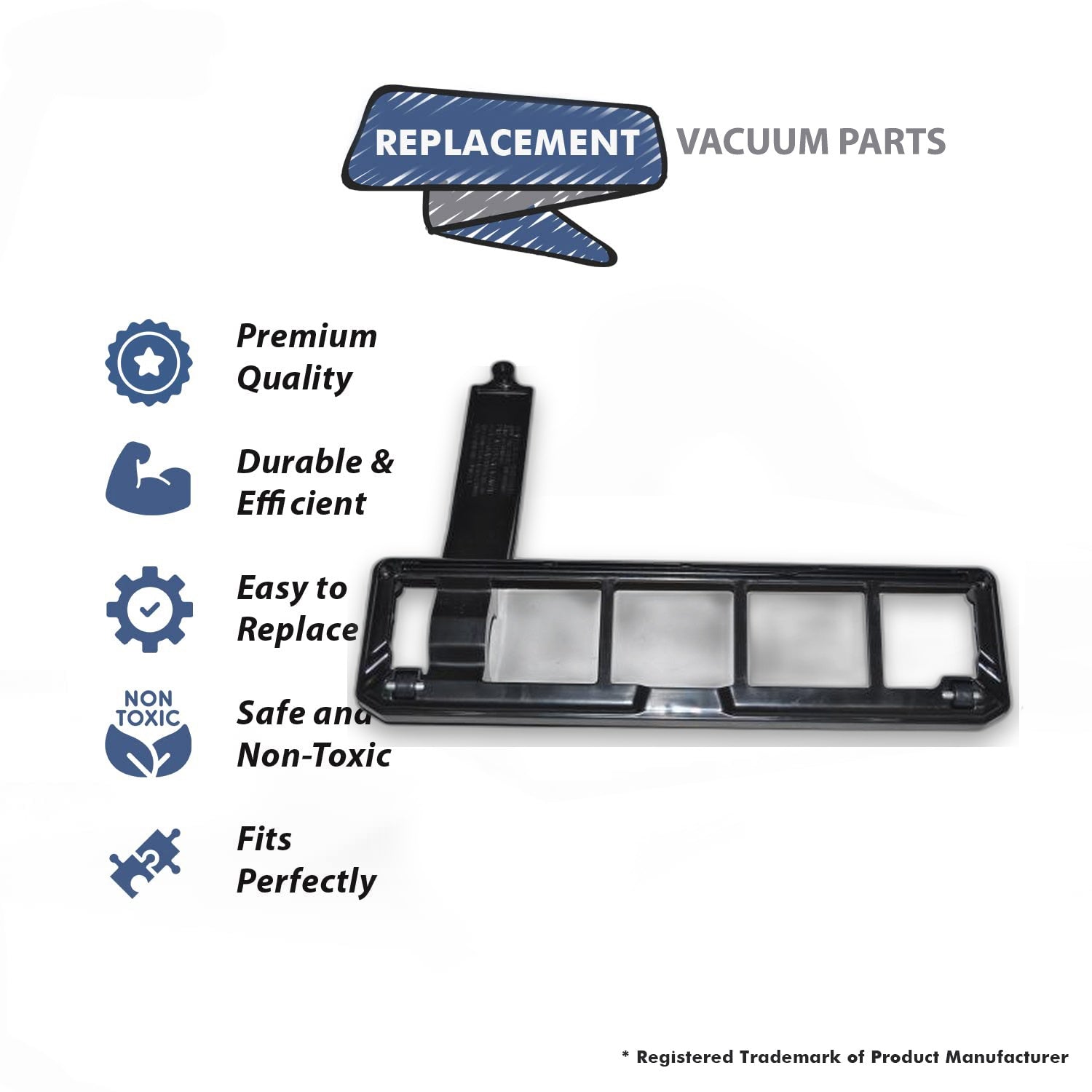 Topvacuumparts Replacement Part For Royal Vacuum Cleaner Bottom Plate Nozzle Guard Assembly # compare to part 440002936