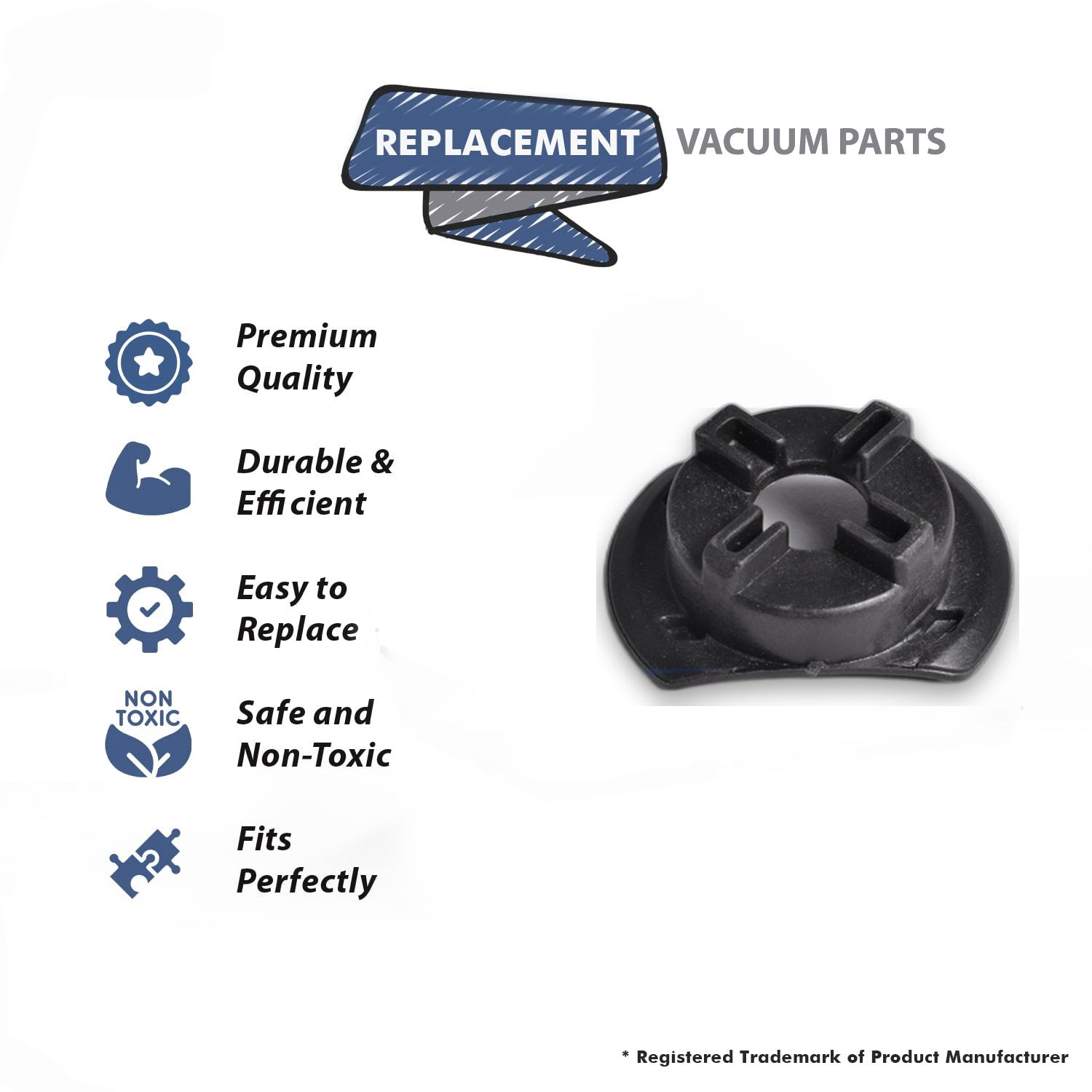 Topvacuumparts Replacement Part For Hoover Upright Vacuum Cleaner Motor Grommet # compare to part 440004633