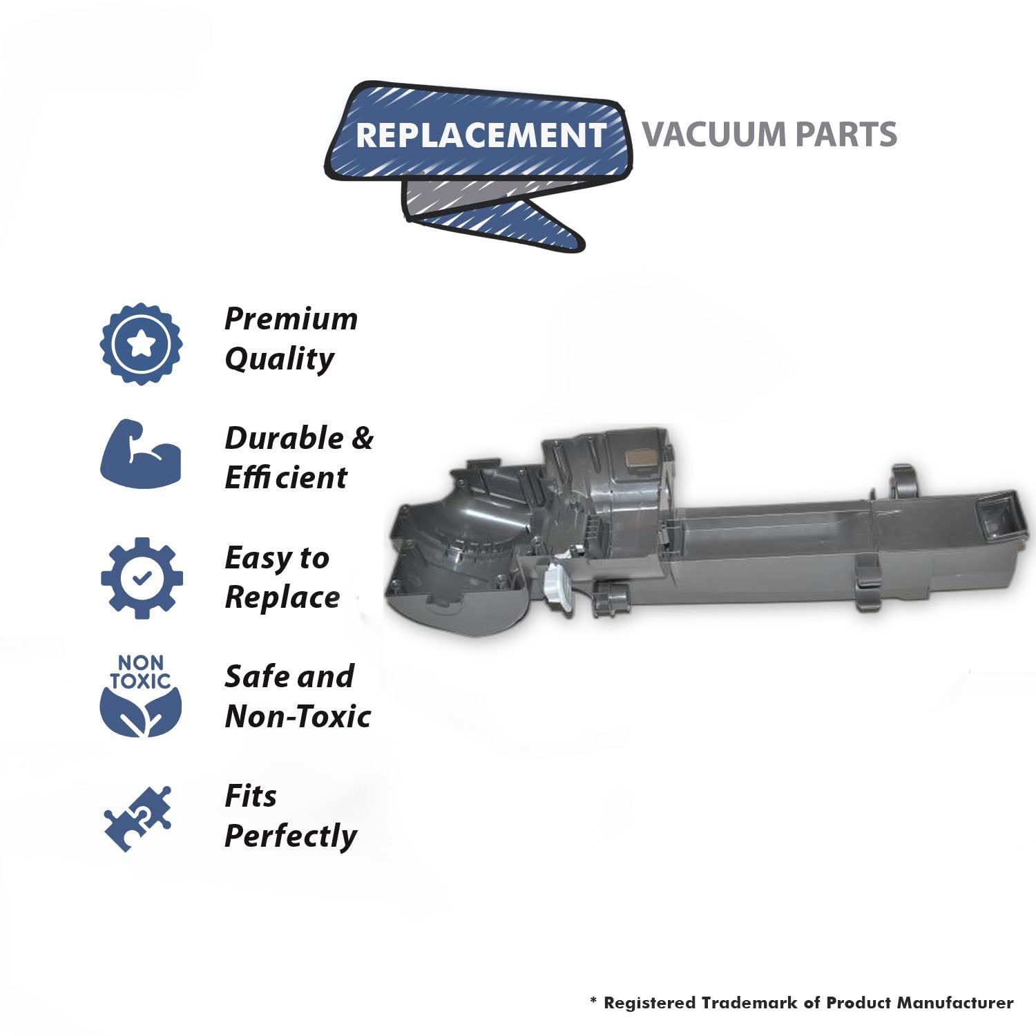Topvacuumparts Replacement Part For Hoover UH70820 Vacuum Cleaner Motor Housing & Cord Reel # 440004013