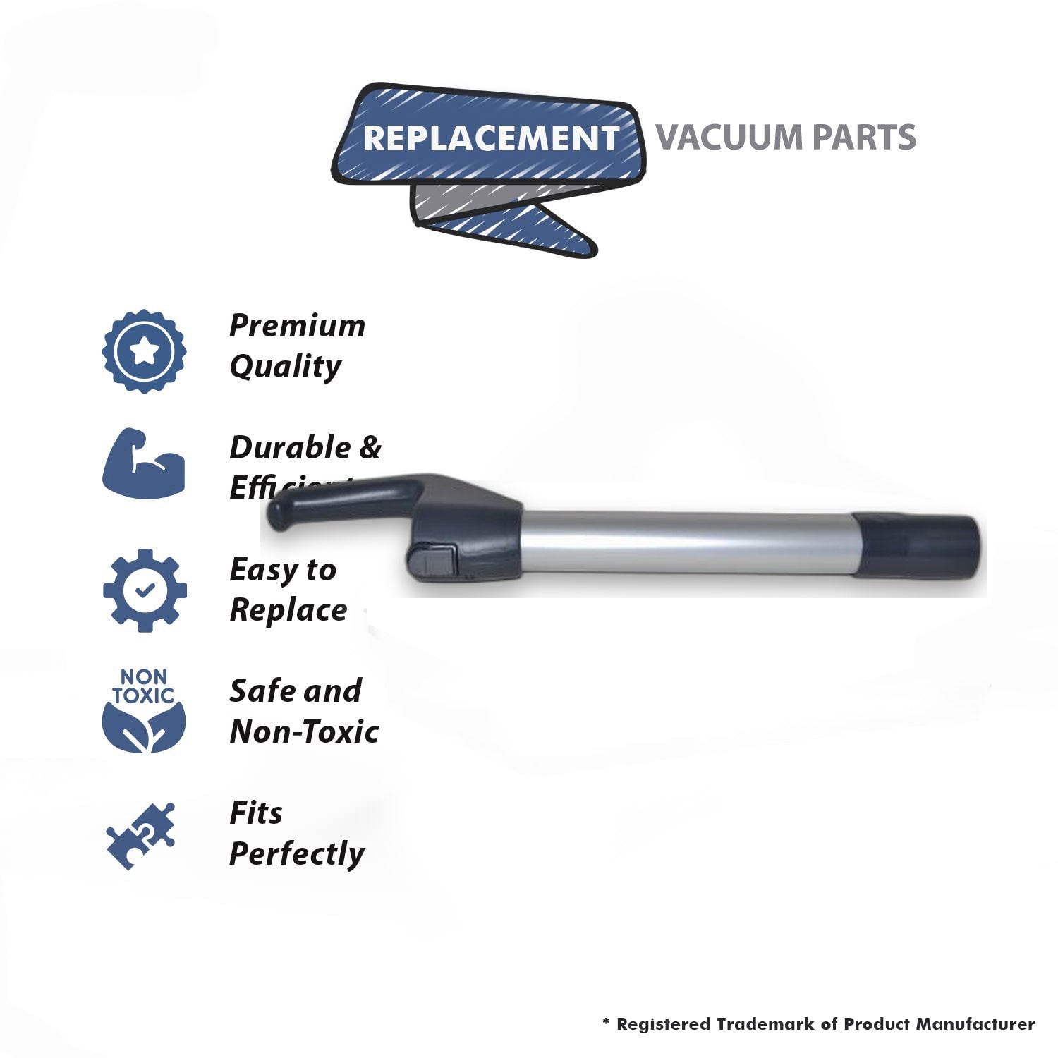 Topvacuumparts Replacement Part For Hoover CH54113 Vacuum Cleaner Handle And Wand Assembly # compare to part 440007777