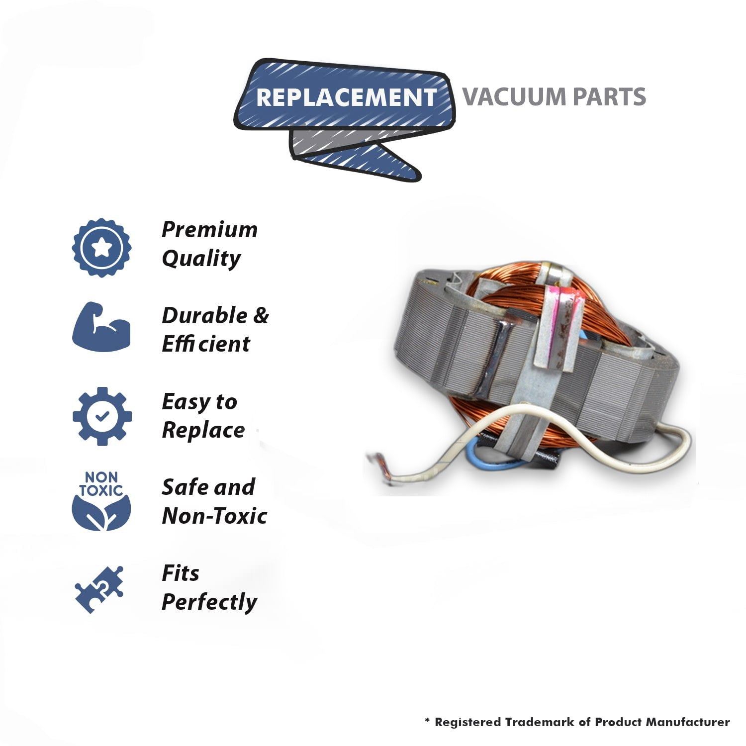 Topvacuumparts Replacement Part For Hoover 1015 Vacuum Cleaner Field Coil # compare to part 45311035