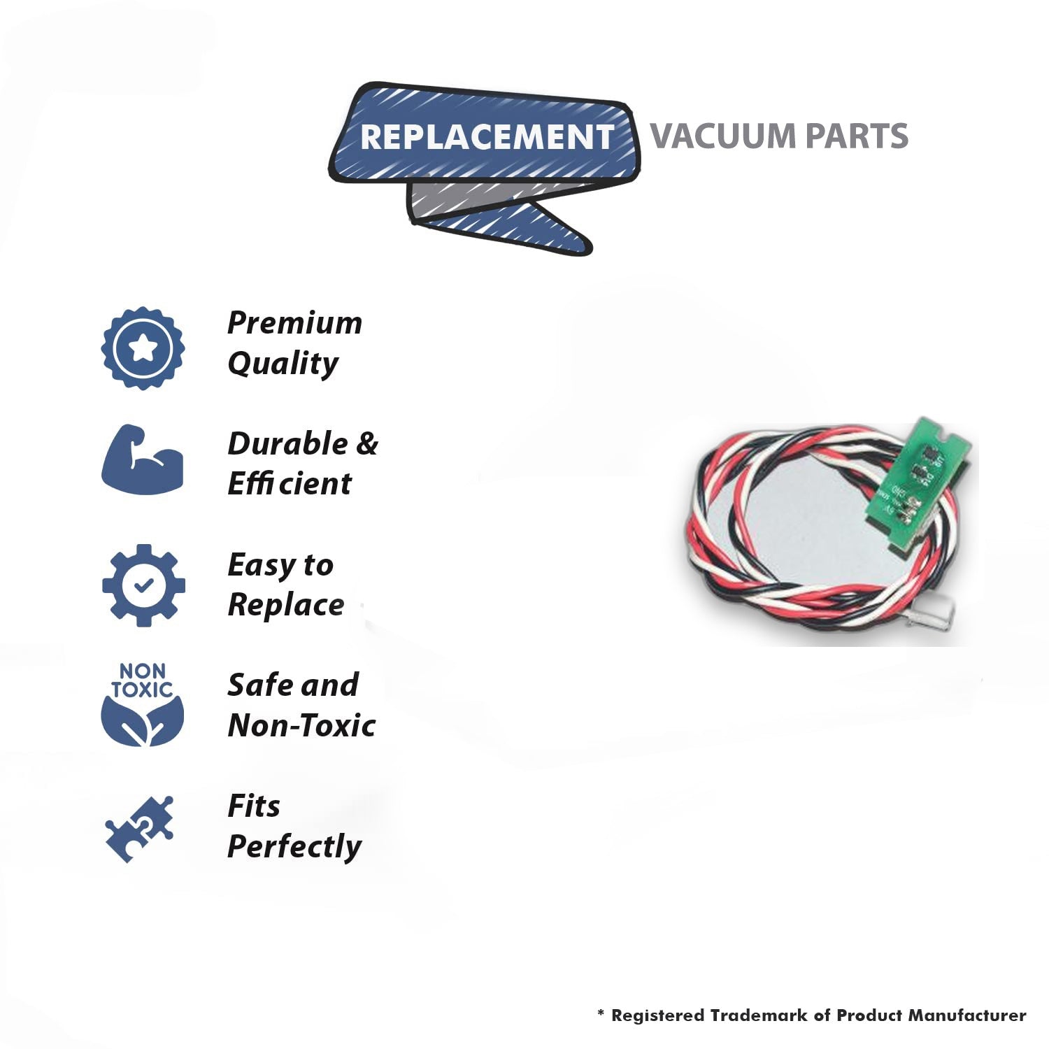 Topvacuumparts Replacement Part For Hoover Vacuum Cleaner Printed Circuit Board (Hall Assembly) # compare to part 46851082