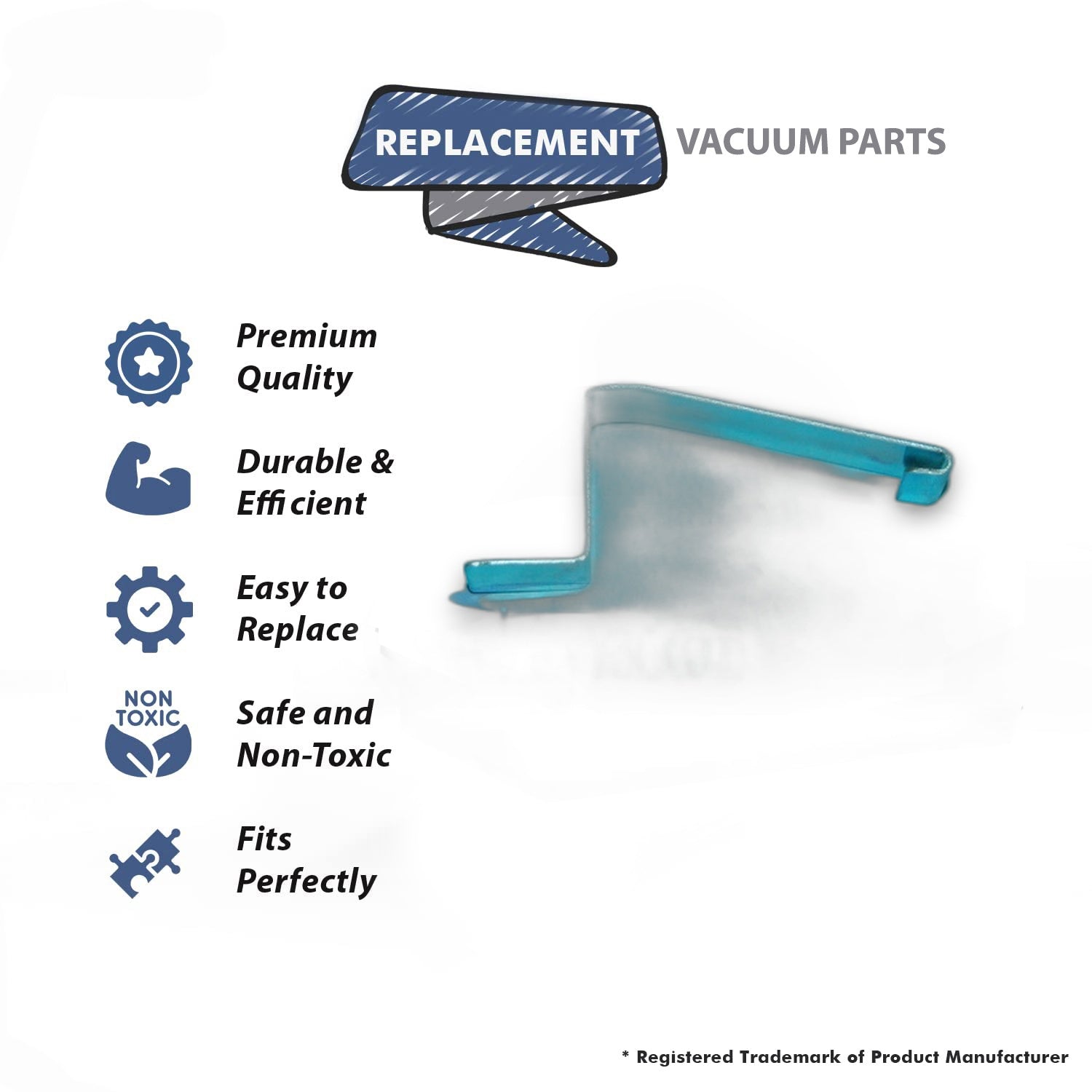 Topvacuumparts Replacement Part For Eureka 1756A Vacuum Cleaner Filter Support Clip # Compare To Part 48756-1