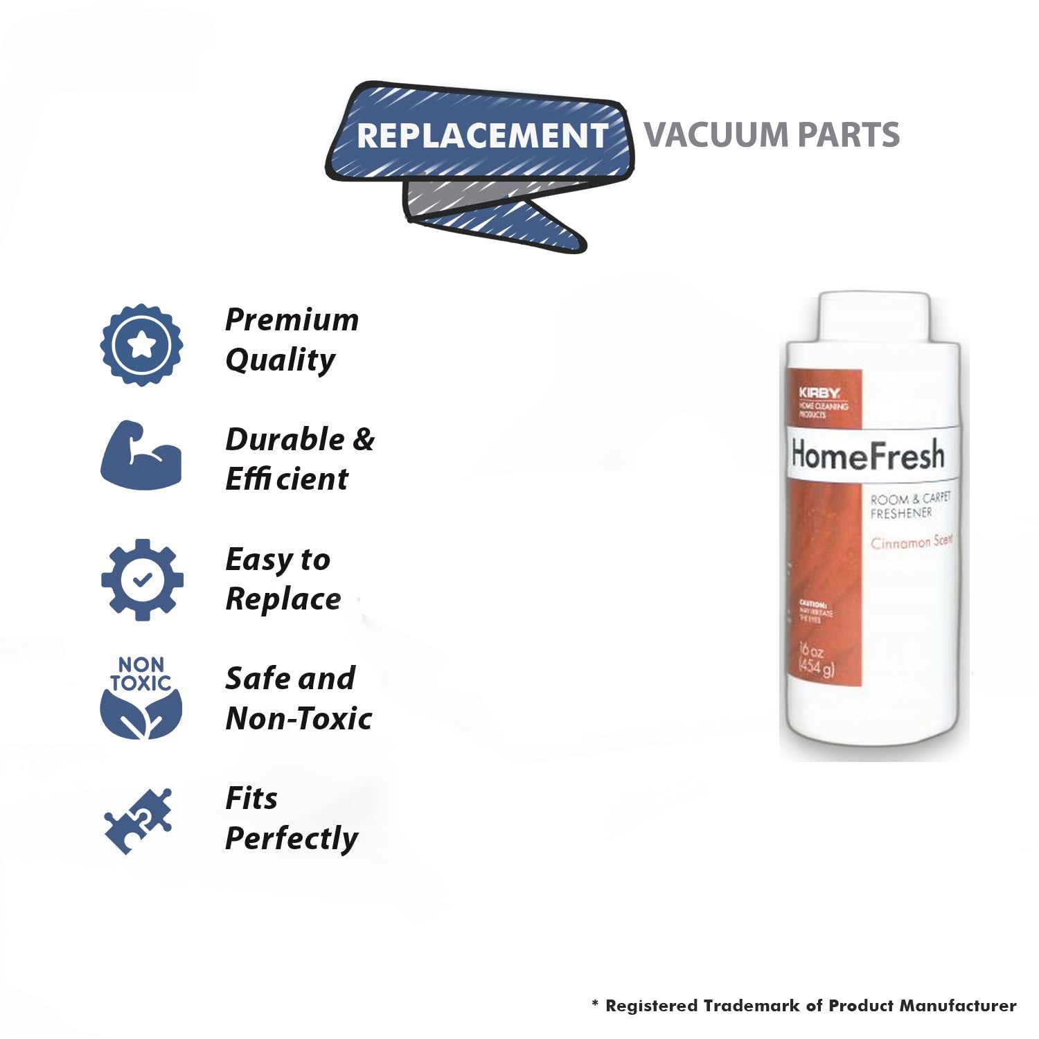 Topvacuumparts Replacement Part For Kirby FRAGARANCE CAN Vacuum Cleaner Homefresh 16OZ # compare to part 28CN12S