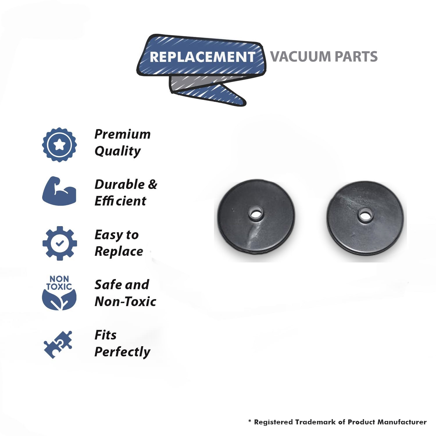 Topvacuumparts Replacement Part For Kirby Vacuum Cleaner Rug Renovator Bumper # compare to part 306384A