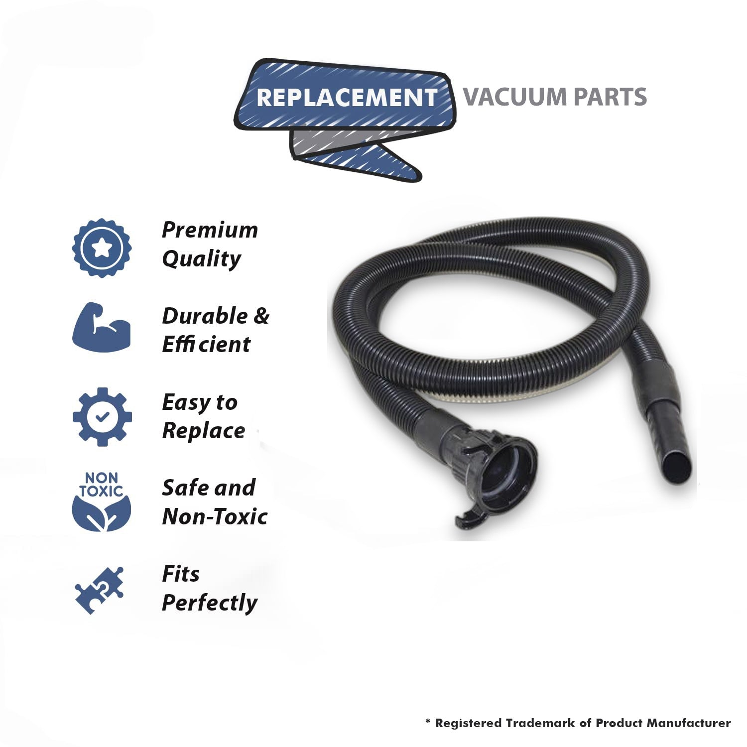Topvacuumparts Replacement Part For Kirby Vacuum Cleaner 1HD Heritage, 2HD Heritage II Hose Assembly