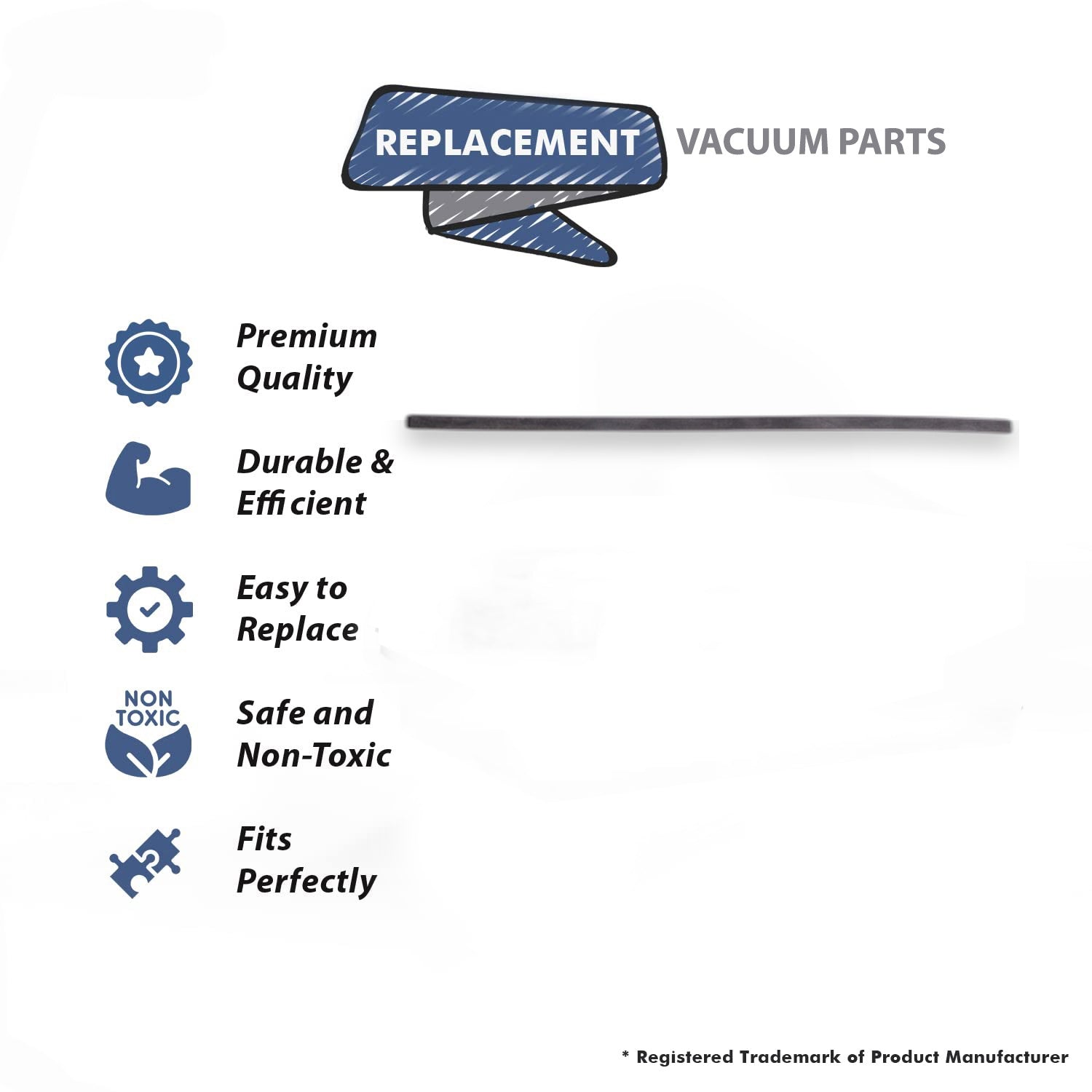 Topvacuumparts Replacement Part For Vacuum Cleaner Machine End Gasket Kirby (10 Gasket) Part # compare to part 223881S