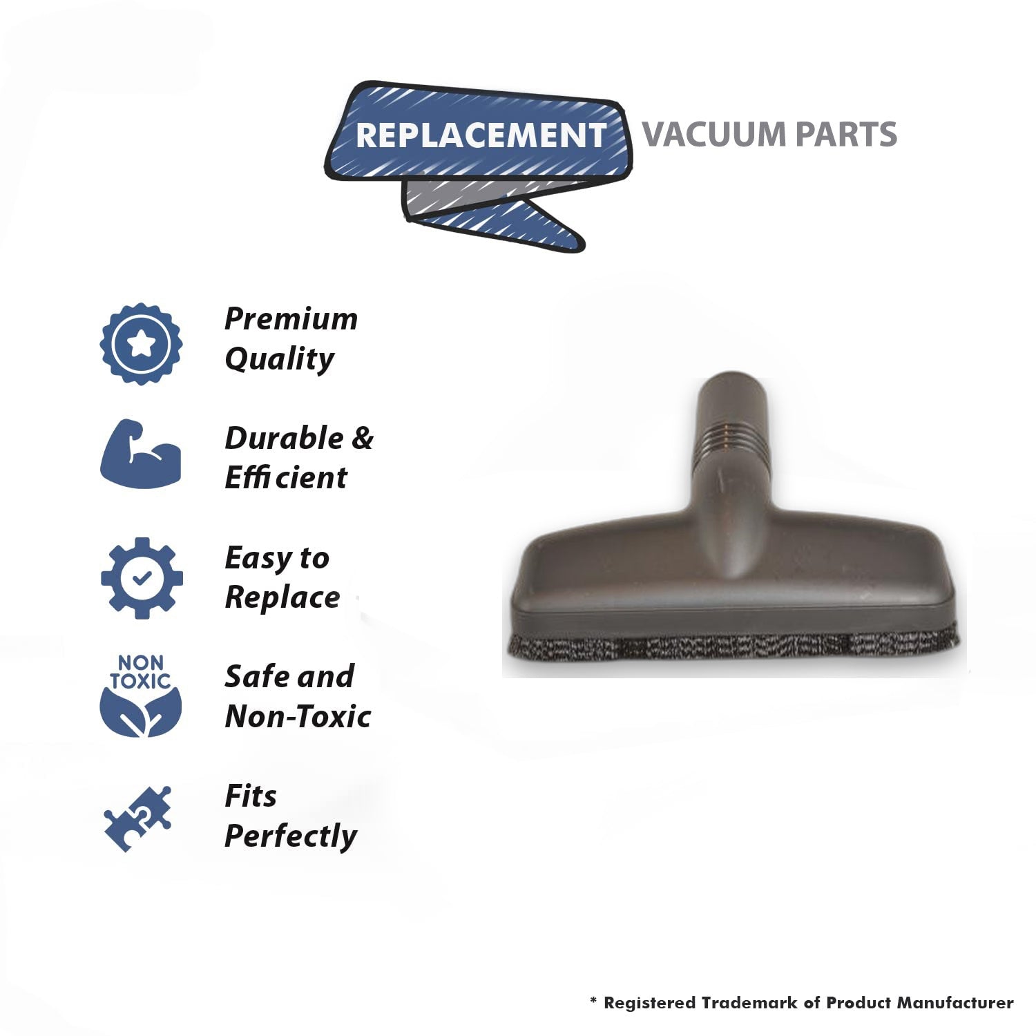 Topvacuumparts Replacement Part For Kirby Vacuum Cleaner Wall & Ceiling BrushKirby Part # compare to part 210814S