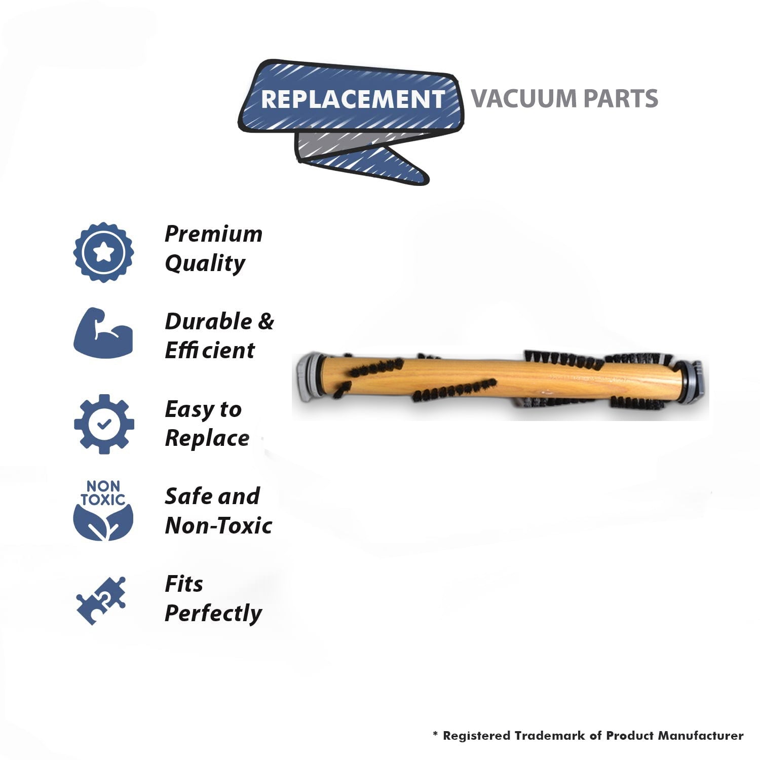 Topvacuumparts Replacement Part For Kirby Vacuum Cleaner Brushroll Part # compare to part 152505G