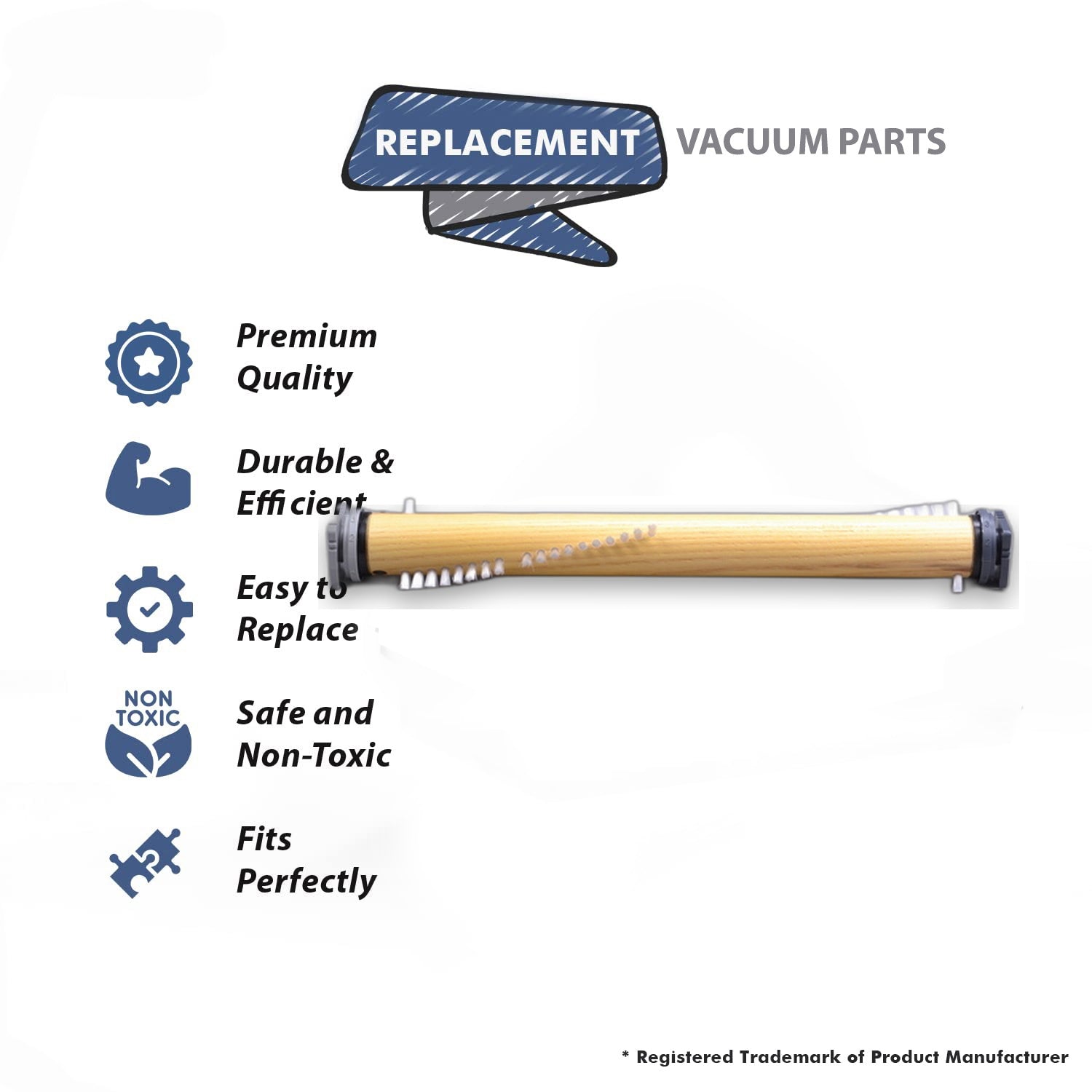 Topvacuumparts Replacement Part For Kirby Vacuum Cleaner Single Row Brush Roll Part # compare to part 159398A