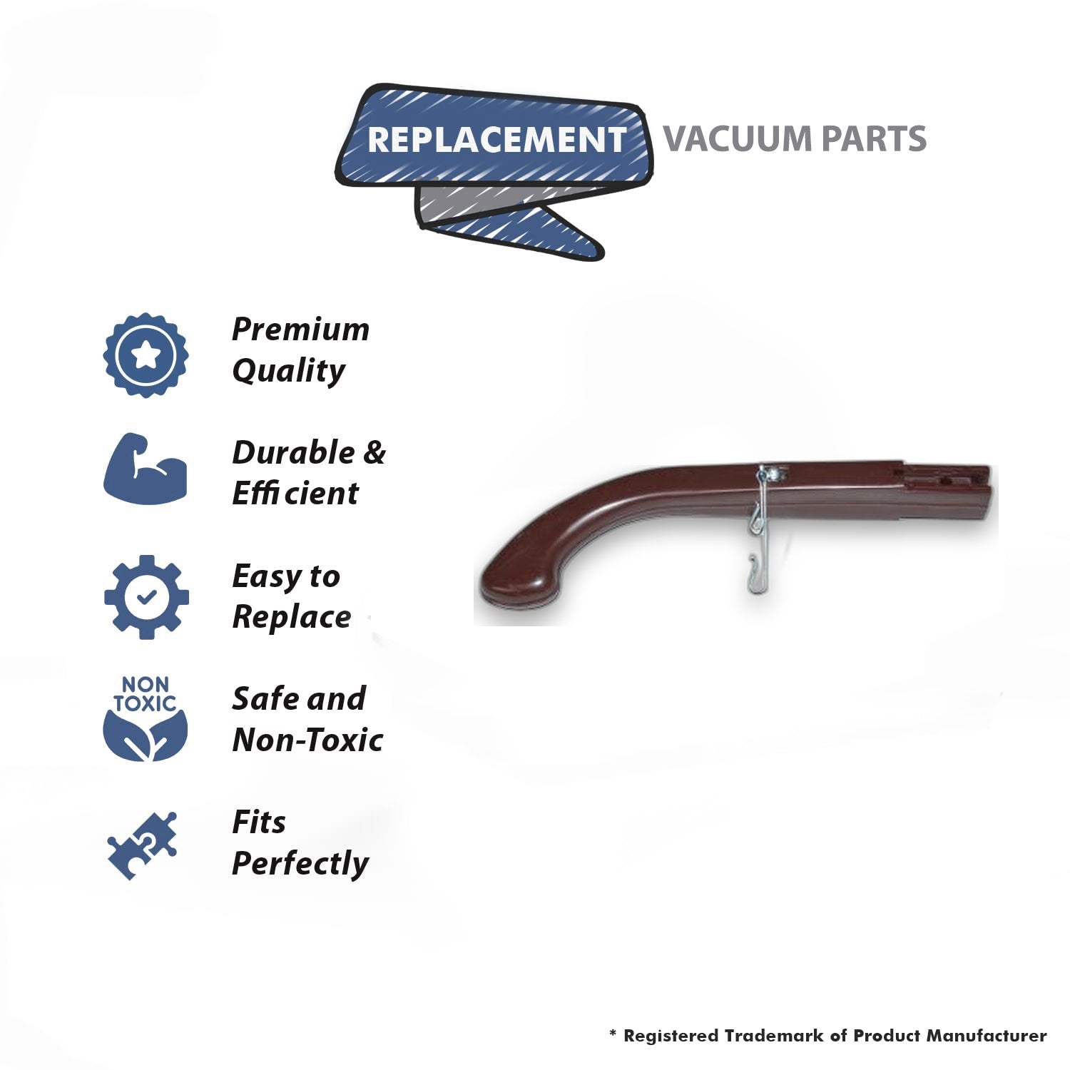 Topvacuumparts Replacement Part For Kirby Vacuum Cleaner Handle Grip Assembly Part # compare to part 173373S