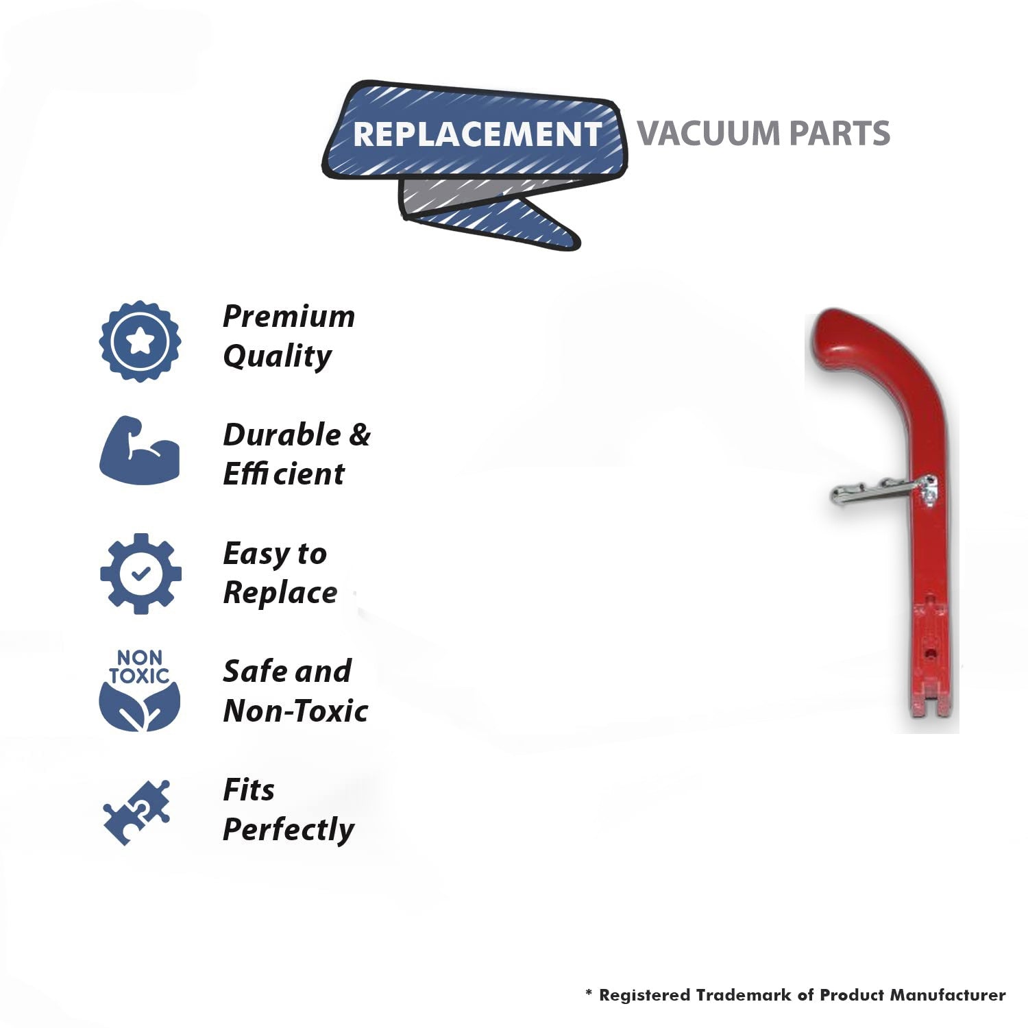 Topvacuumparts Replacement Part For Kirby Vacuum Cleaner Handle Grip # compare to part 173377S