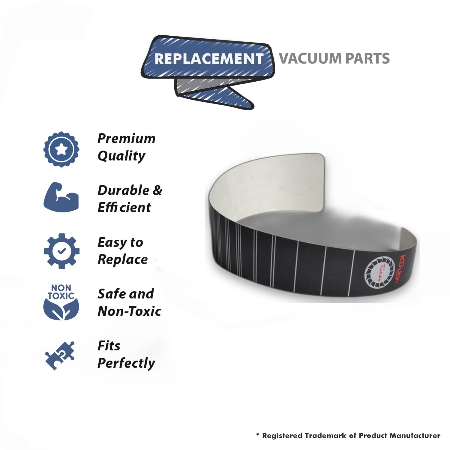Topvacuumparts Replacement Part For Kirby Vacuum Cleaner Handle Fork DecalKirby Part # compare to part 174381S