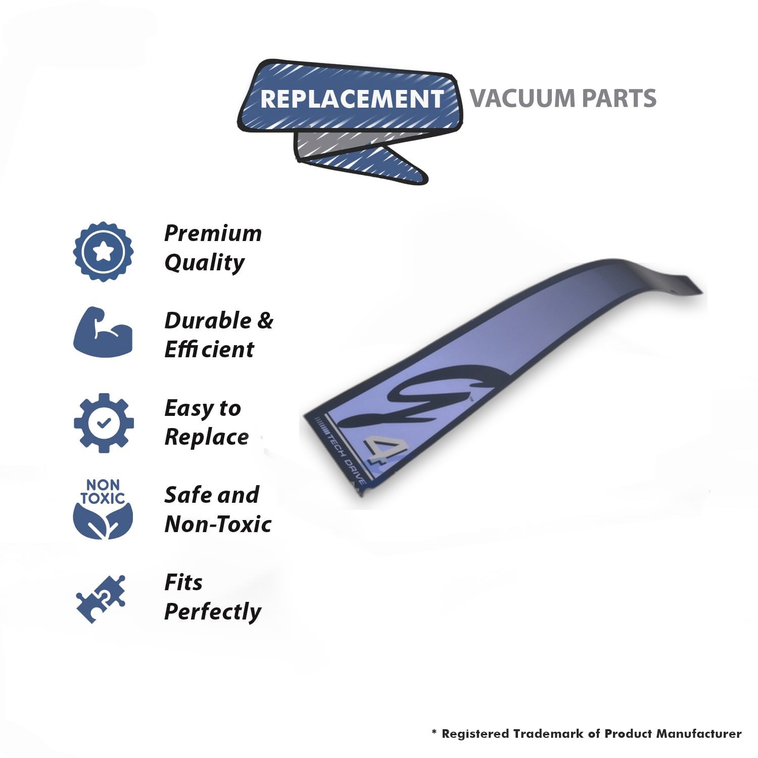 Topvacuumparts Replacement Part For Kirby Vacuum Cleaner Fork DecalKirby Part # compare to part 174393A