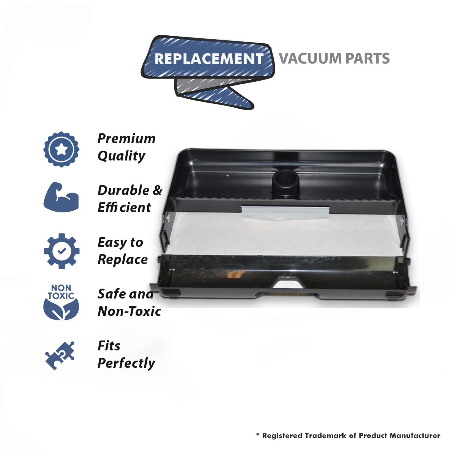 Topvacuumparts Replacement Part For Vacuum Cleaner Rug Renovator Tray Kirby Part # compare to part 304784S