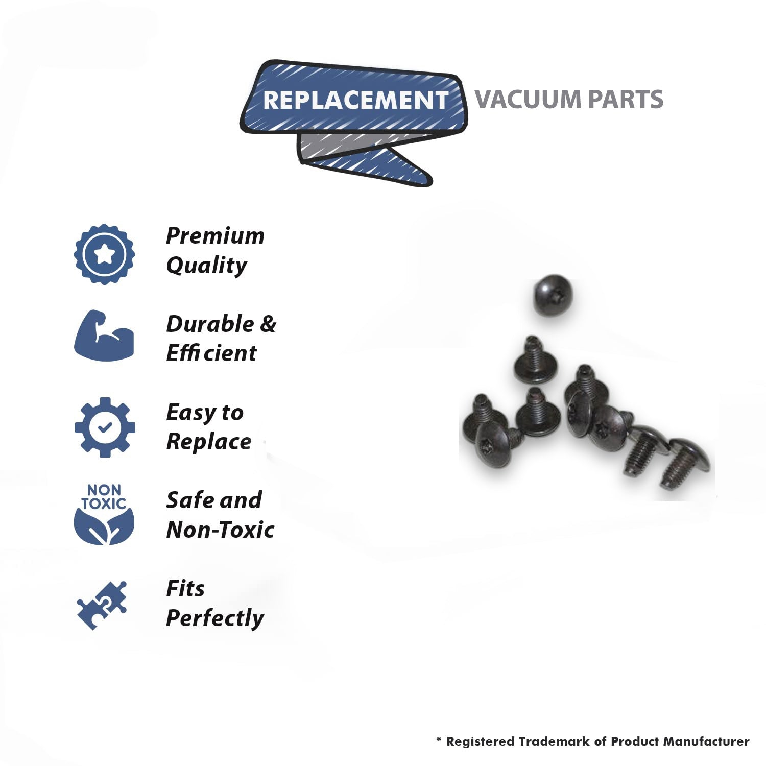 Topvacuumparts Replacement Part For Kirby 505, 508, 509, 510 Vacuum Cleaner Screw