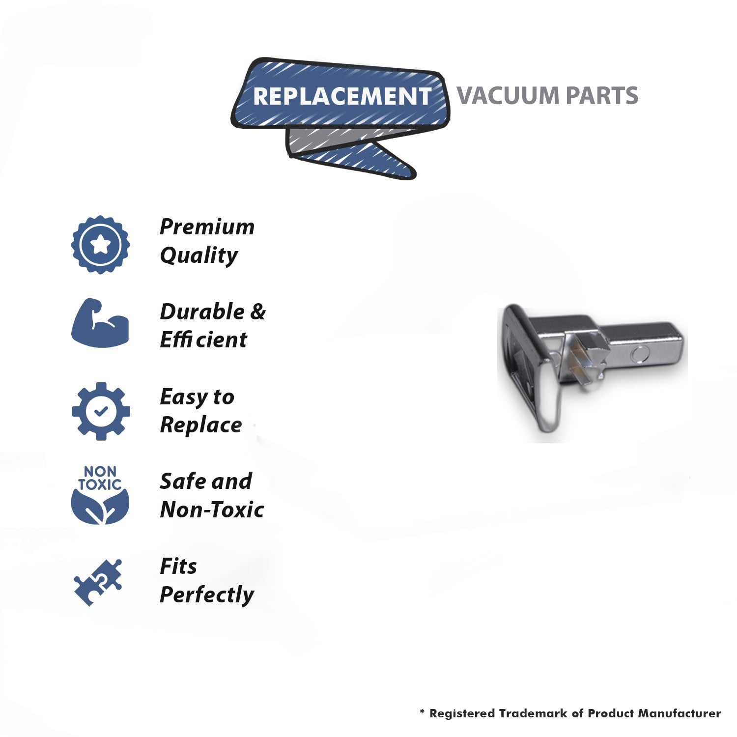 Topvacuumparts Replacement Part For KirbyVacuum Cleaner Ratchet Lock # compare to part 631589A