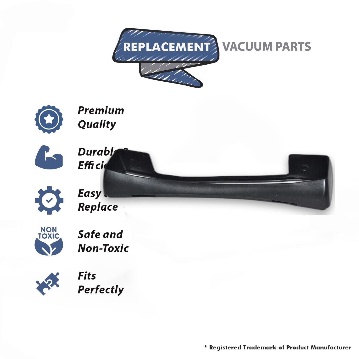 Topvacuumparts Replacement Part For Kirby Vacuum Nozzle Bumper For Upright Avalir Models # 49-7352-02