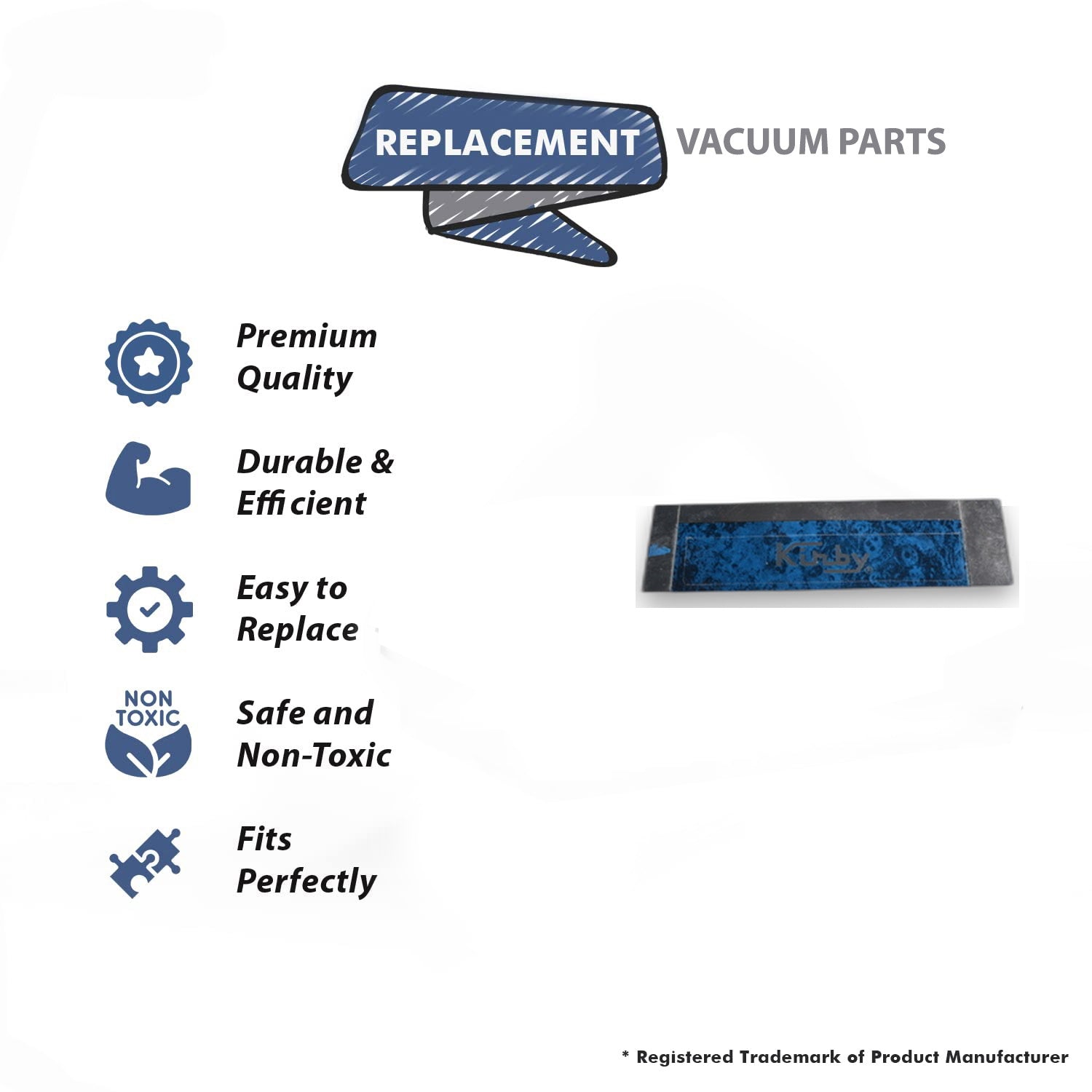 Topvacuumparts Replacement Part for Kirby Vacuum Cleaner Label for Belt Lifter Part # Compare to Part 146379S