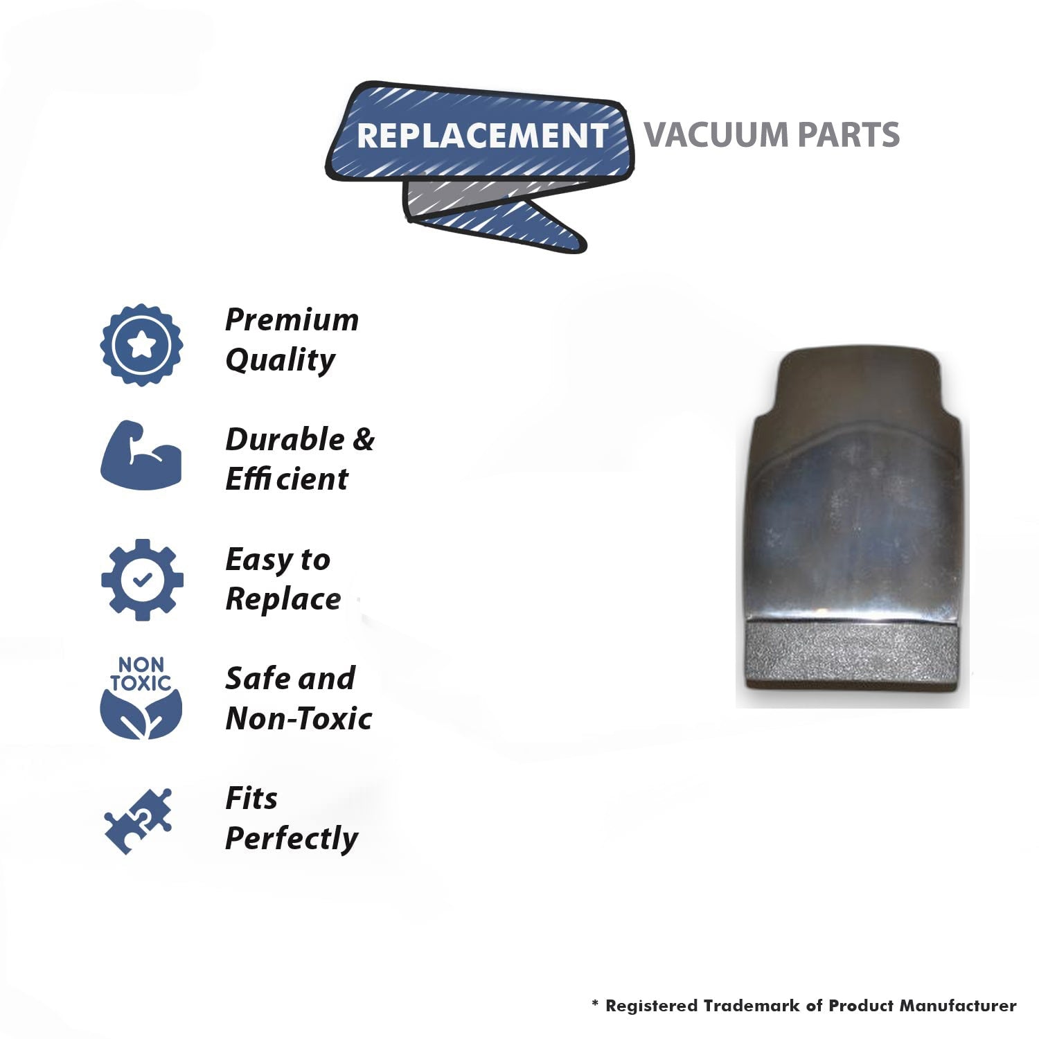 Topvacuumparts Replacement Part For Kirby Vacuum Cleaner Grey Headlight Cap Complete Part # compare to part 160081S