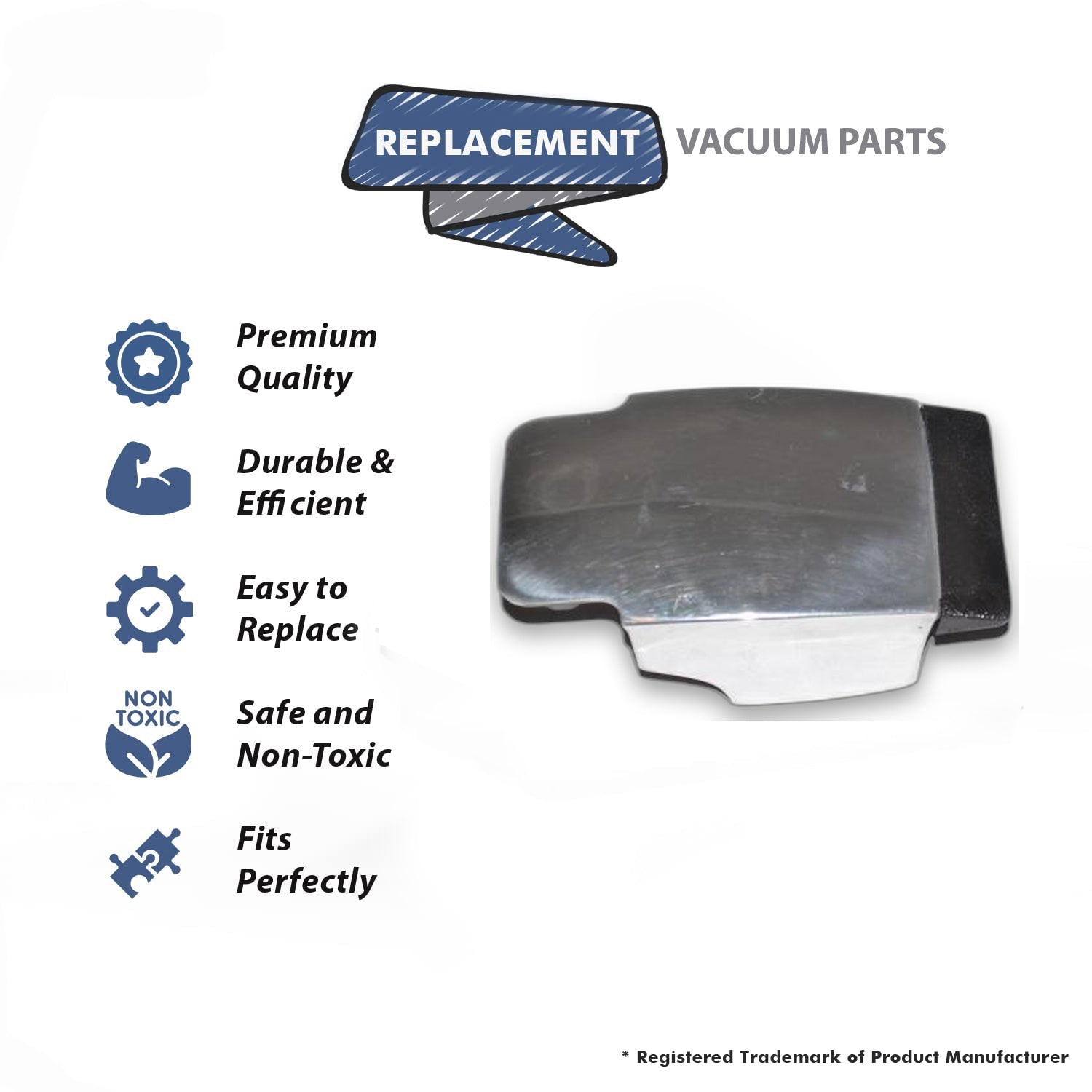 Topvacuumparts Replacement Part For Kirby Vacuum Cleaner Black Headlight Cap Complete Part # compare to part 160084S